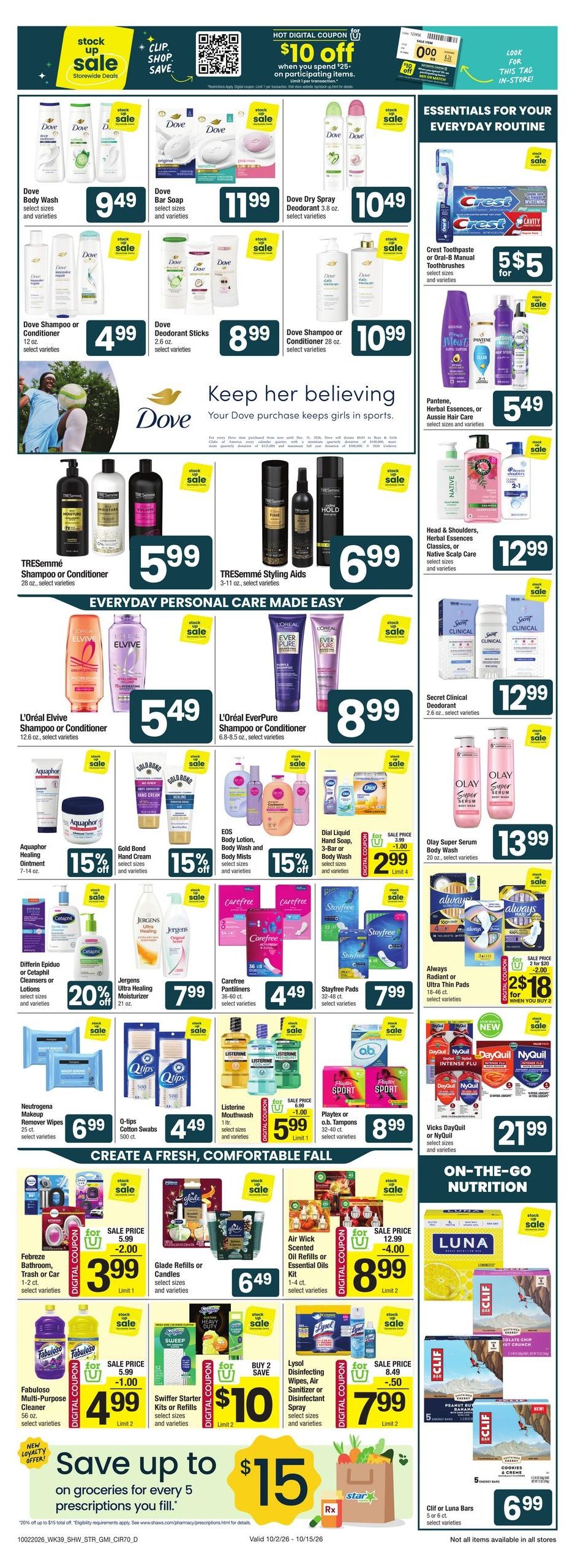 Star Market (Brockton-Quincy Area, MA) Weekly Ad October 2 - 8, 2026
