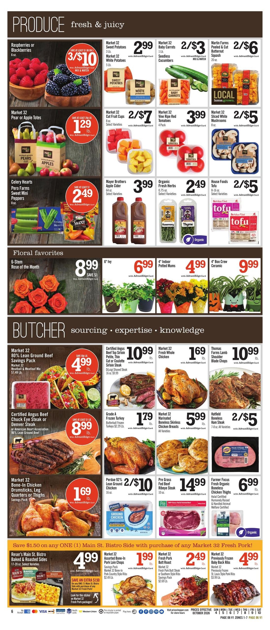 Price Chopper (Chateaugay Area, NY) Weekly Ad October 4 - 10, 2026