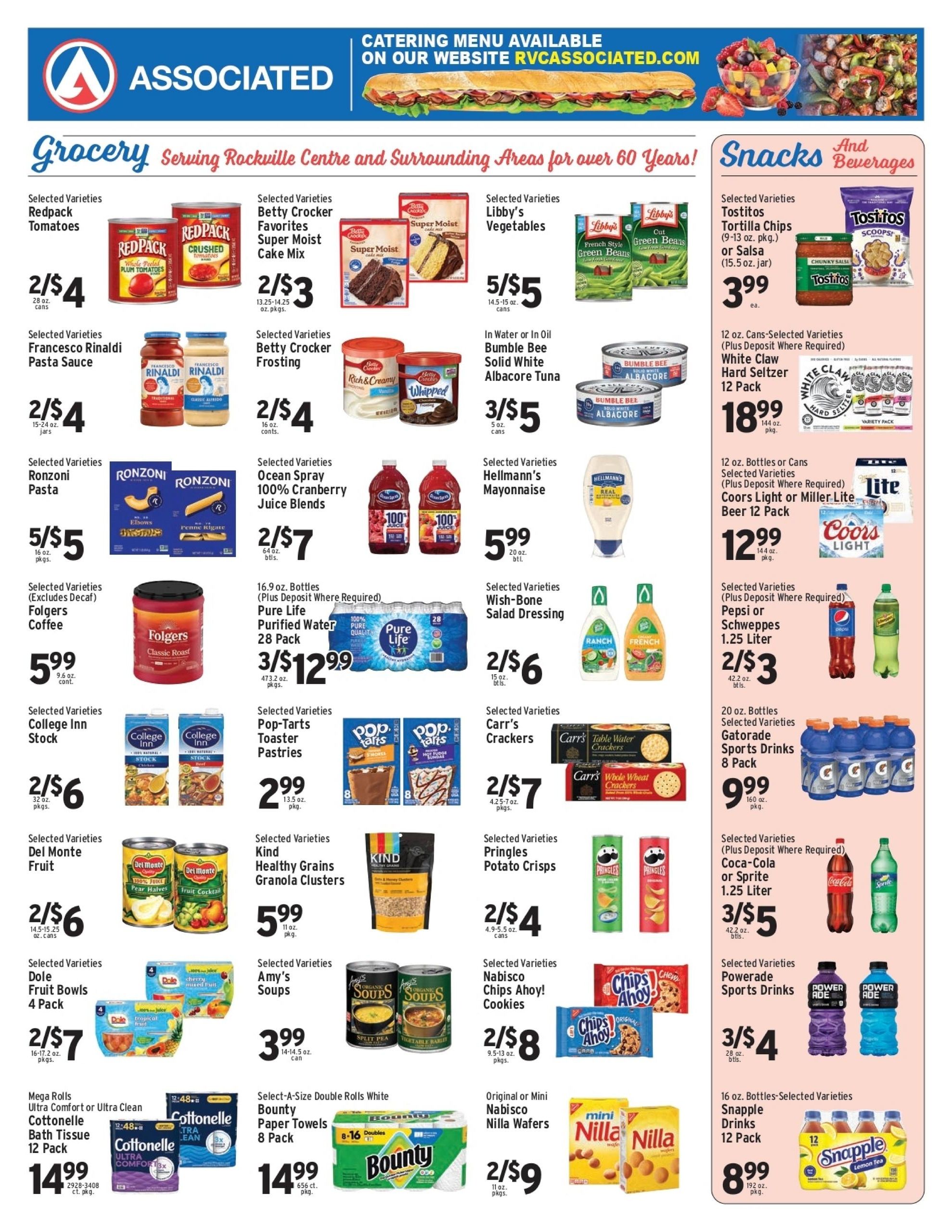 Associated Supermarkets (Carle Place Area, NY) Weekly Ad October 2 - 8, 2026