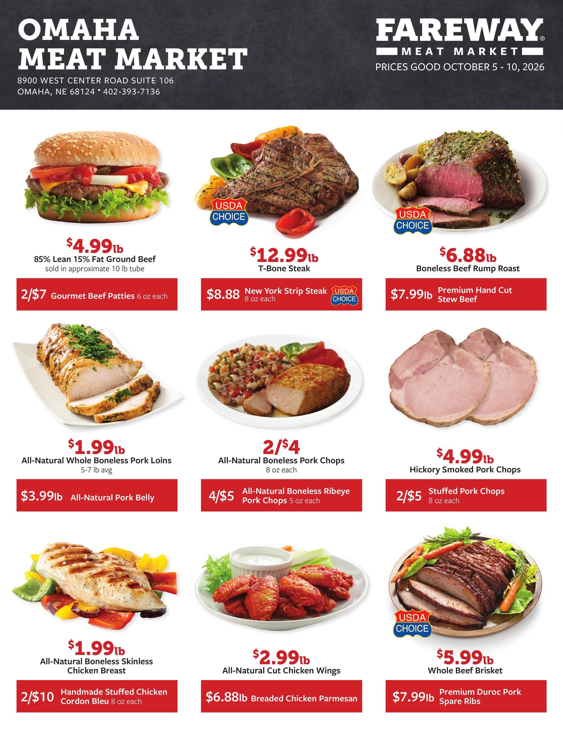 Fareway (Boys Town-Omaha Area, NE) Weekly Ad October 5 - 10, 2026