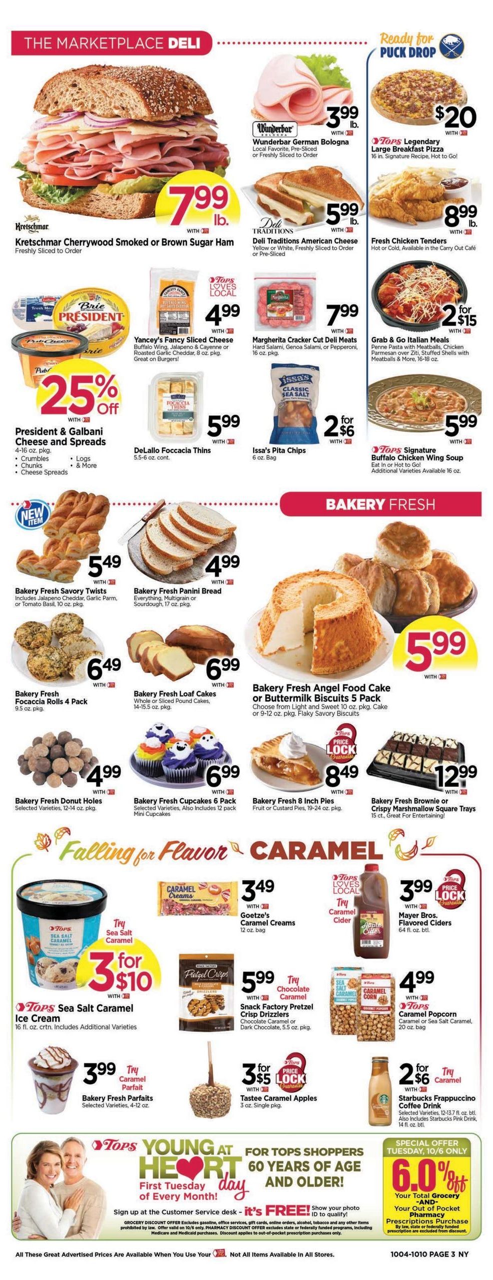 Tops Friendly Markets (Millbrook Area, NY) Weekly Ad October 4 - 10, 2026