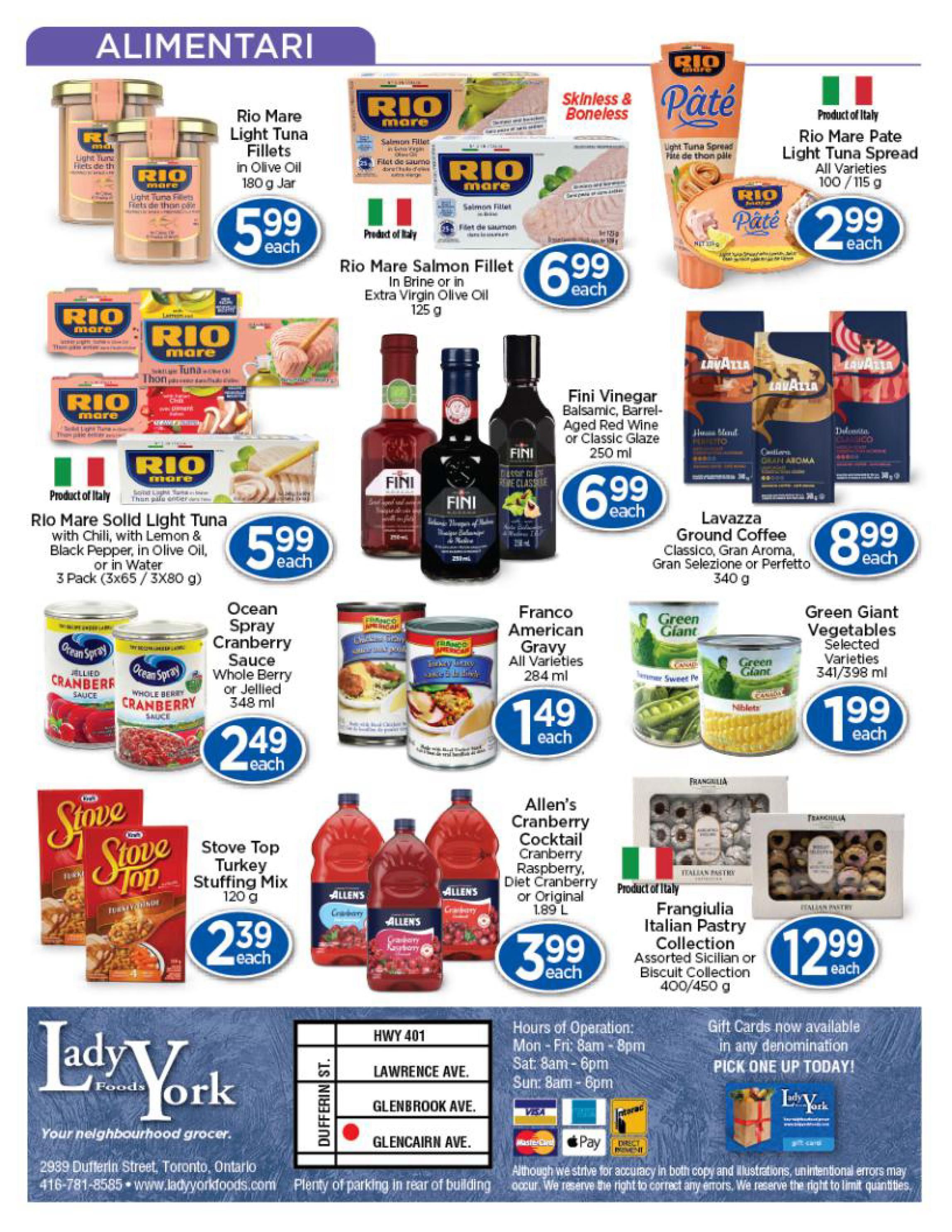 Lady York Foods Flyer October 5 to 11
