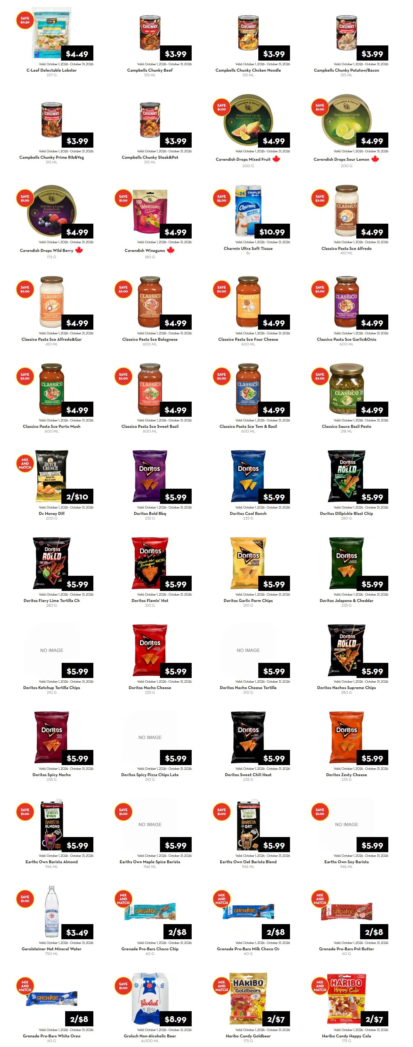 Rabba In-Store Deals October 1 to 31