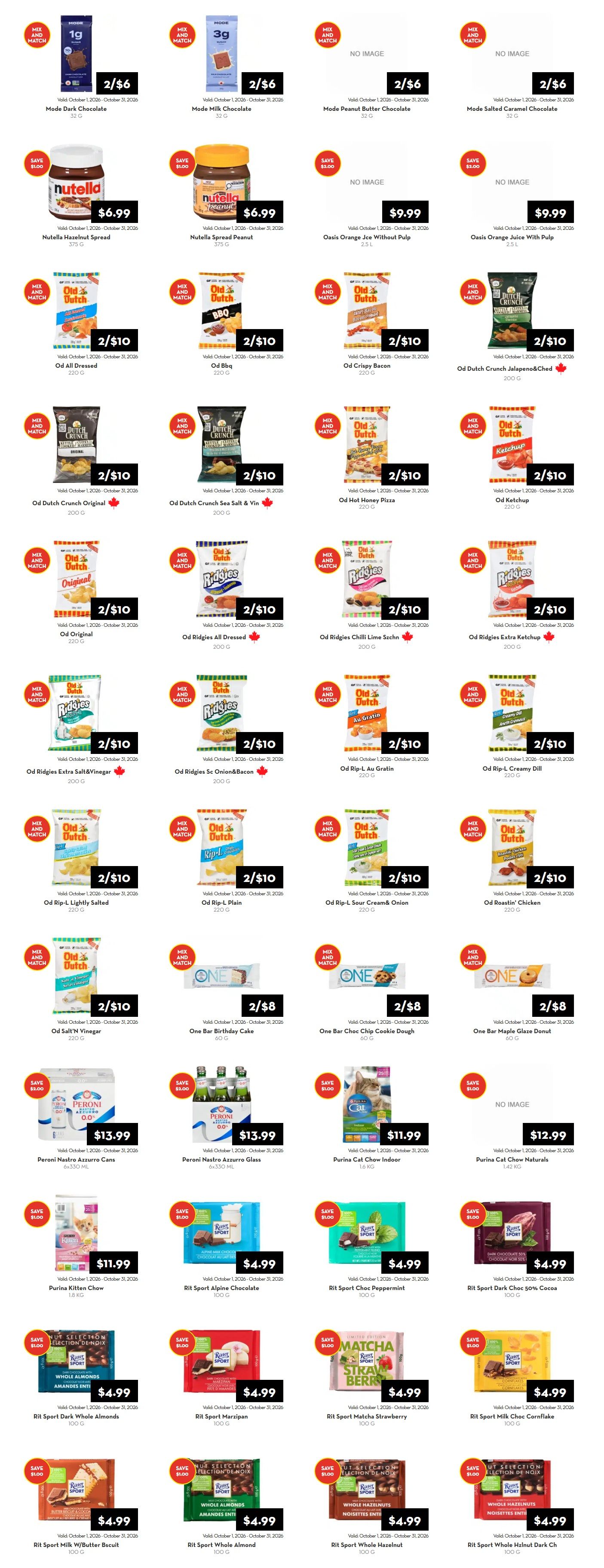 Rabba In-Store Deals October 1 to 31