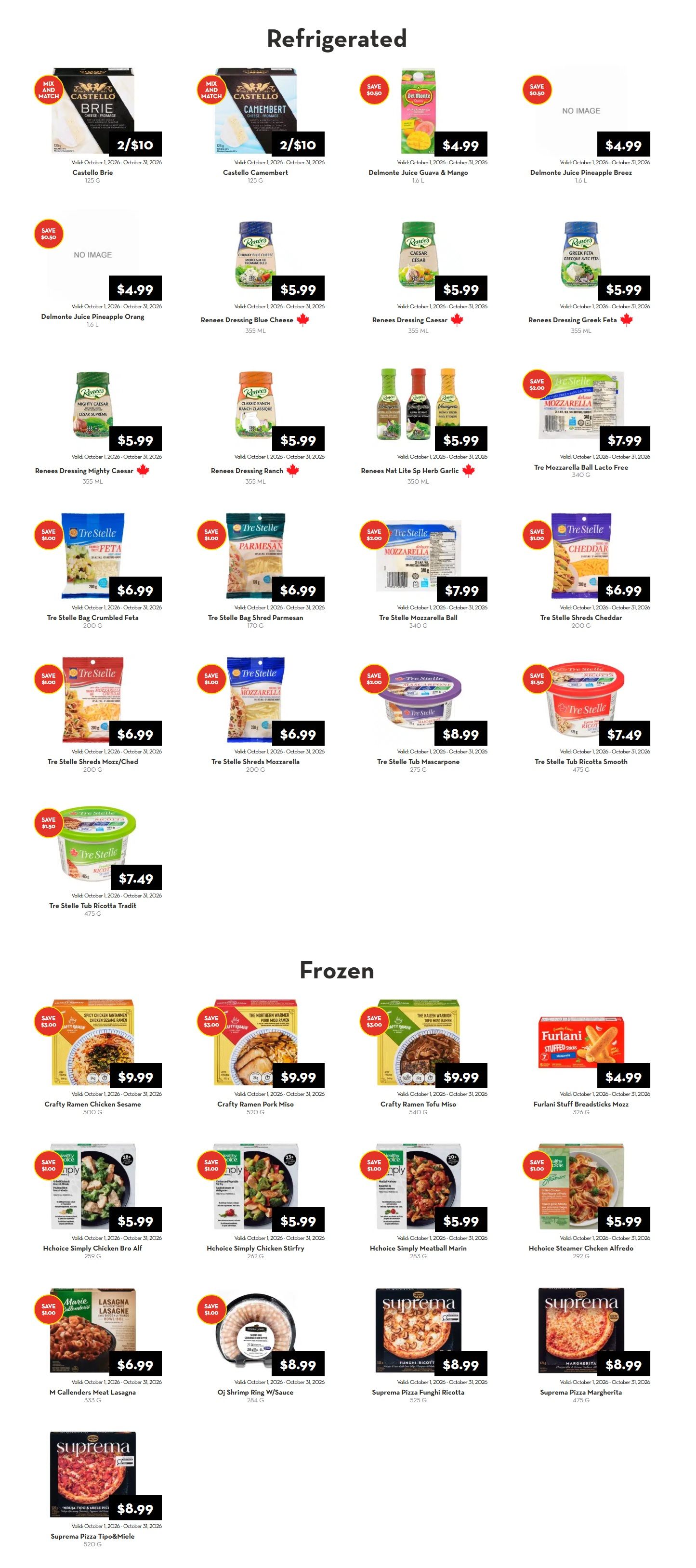 Rabba In-Store Deals October 1 to 31