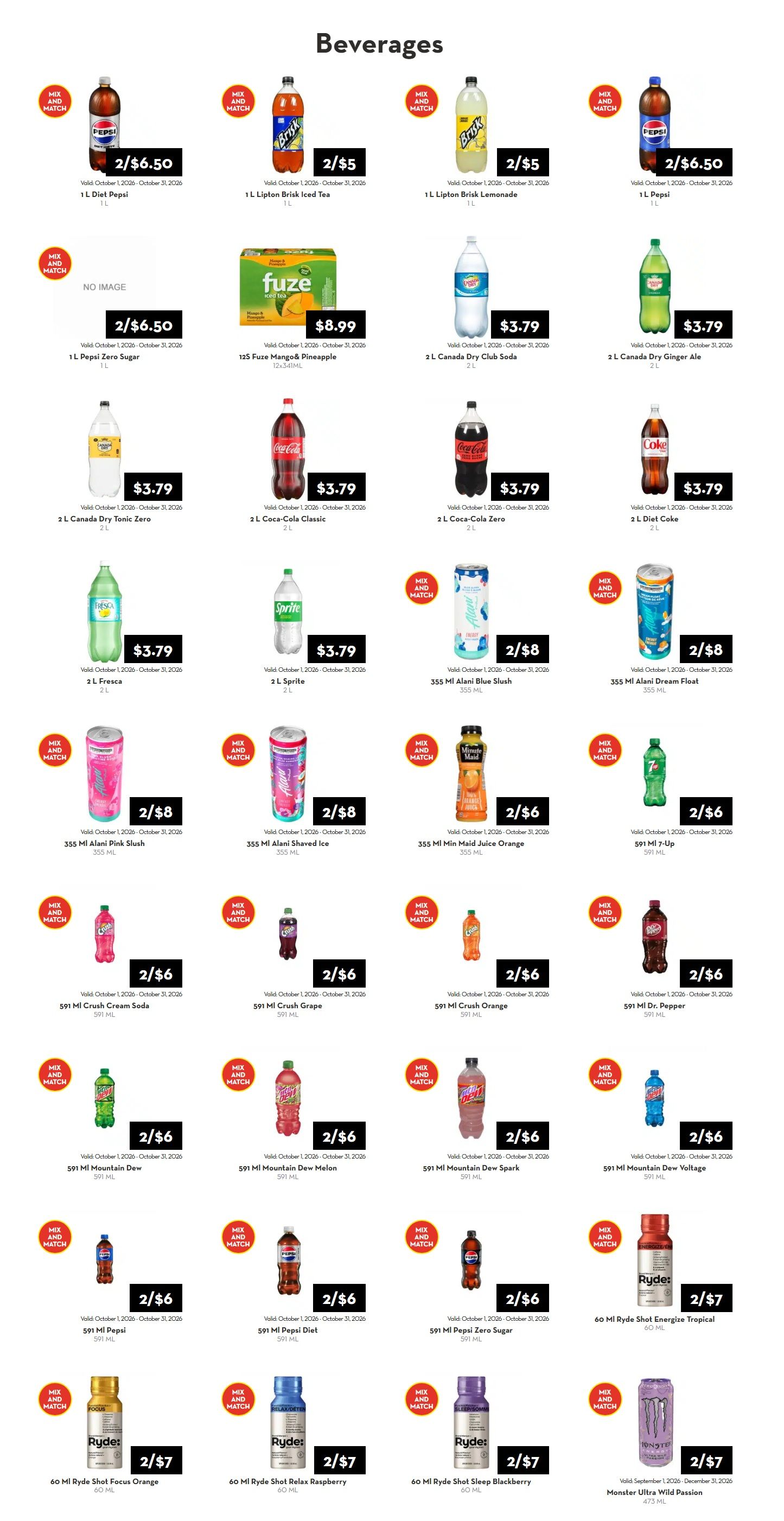 Rabba In-Store Deals October 1 to 31