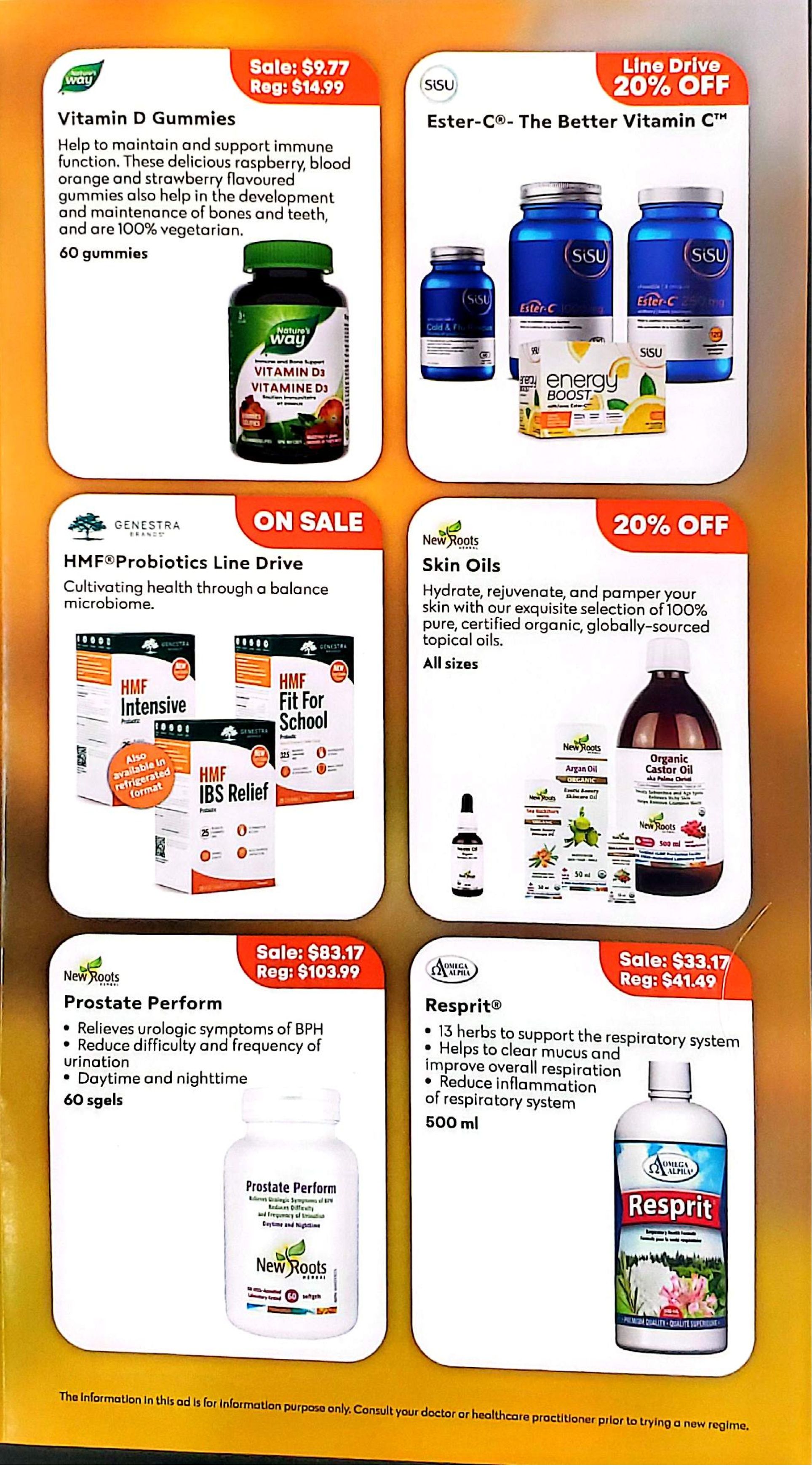 TNS Health Food Flyer October 1 to 30