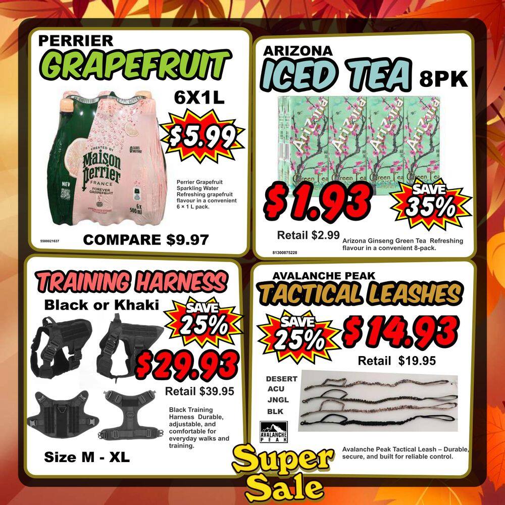 Surplus Herby’s Flyer October 7 to 11