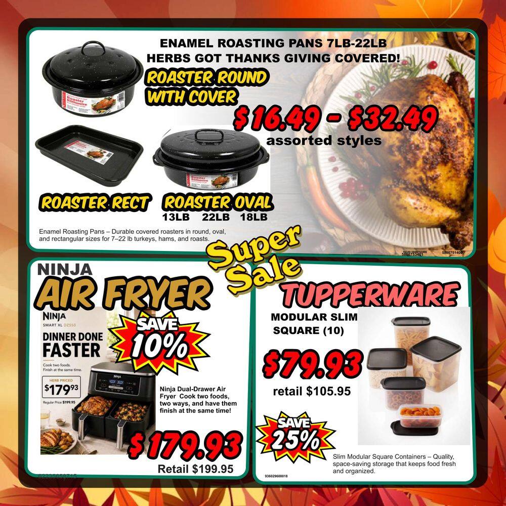 Surplus Herby’s Flyer October 7 to 11