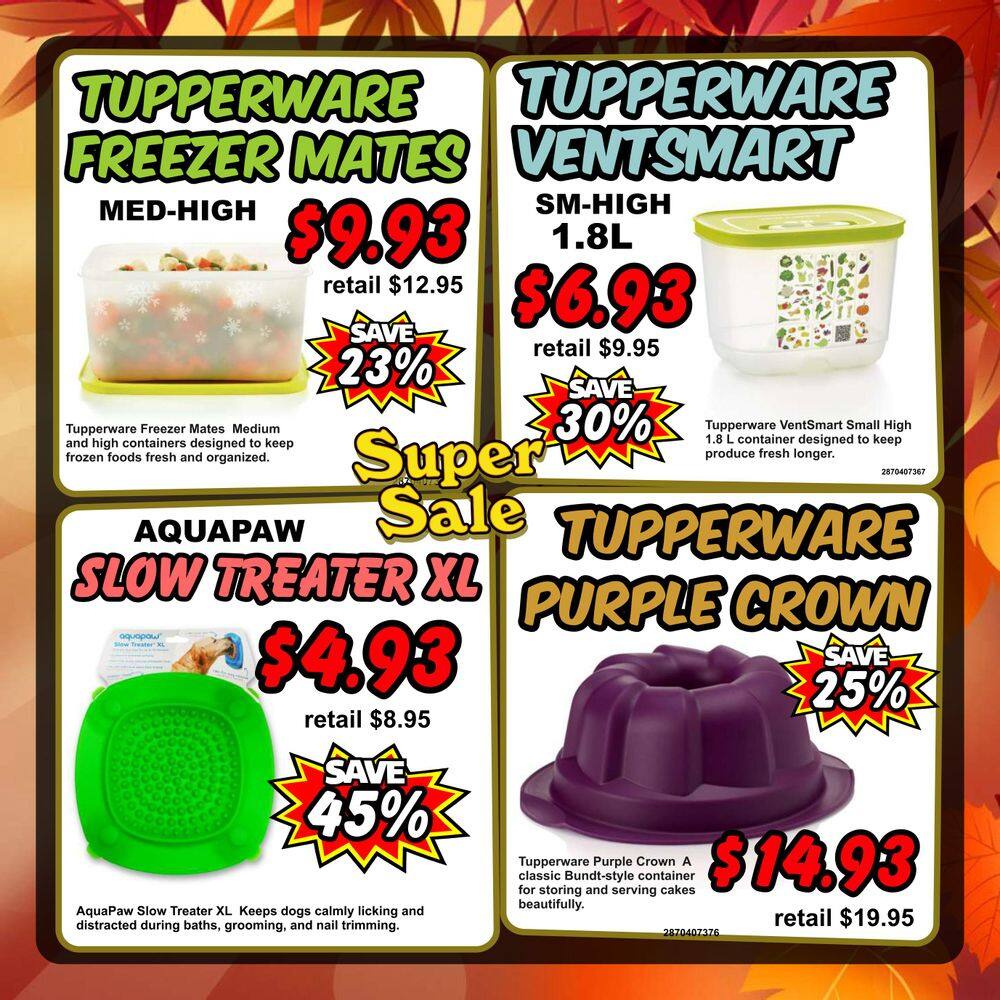 Surplus Herby’s Flyer October 7 to 11