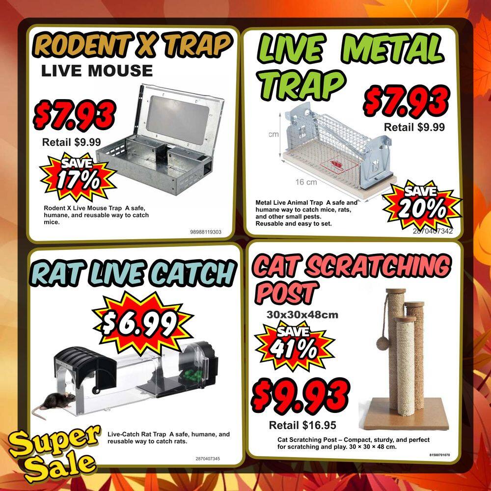 Surplus Herby’s Flyer October 7 to 11
