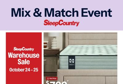 Sleep Country Flyer October 7 to 20