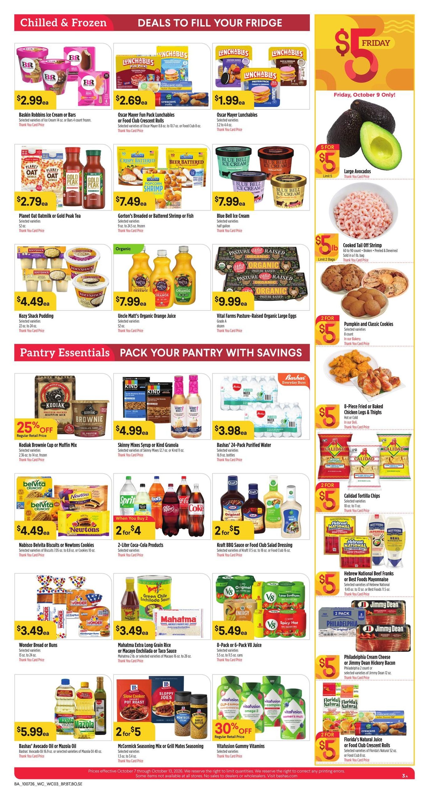 Bashas' (Apache Junction Area, AZ) Next Week’s Weekly Ad October 7 - 13, 2026