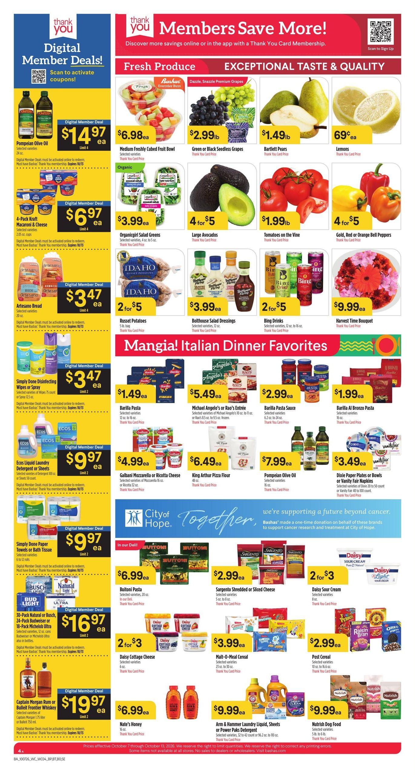 Bashas' (Apache Junction Area, AZ) Next Week’s Weekly Ad October 7 - 13, 2026