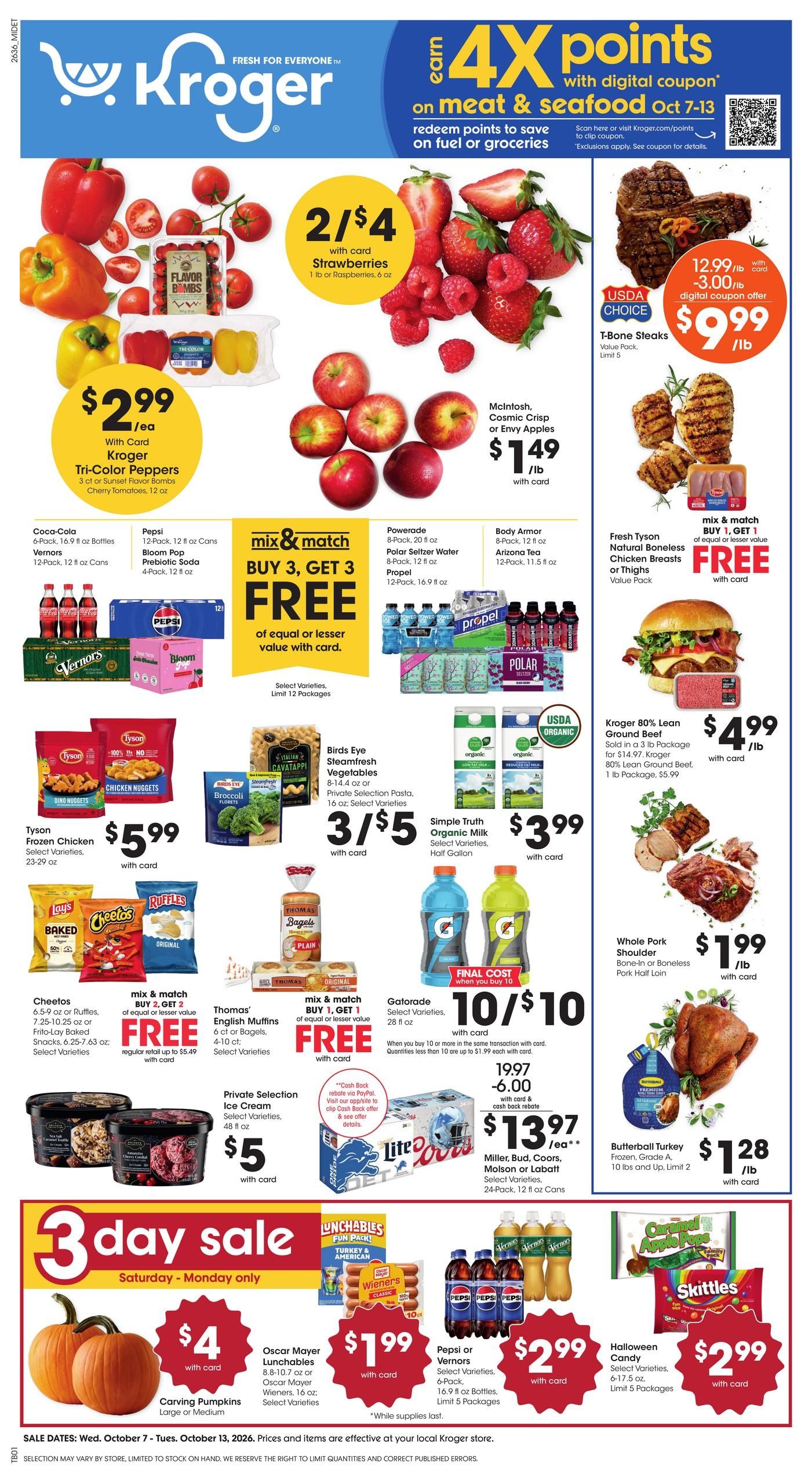 Kroger (Ann Arbor Area, MI) Weekly Ad October 7 - 13, 2026