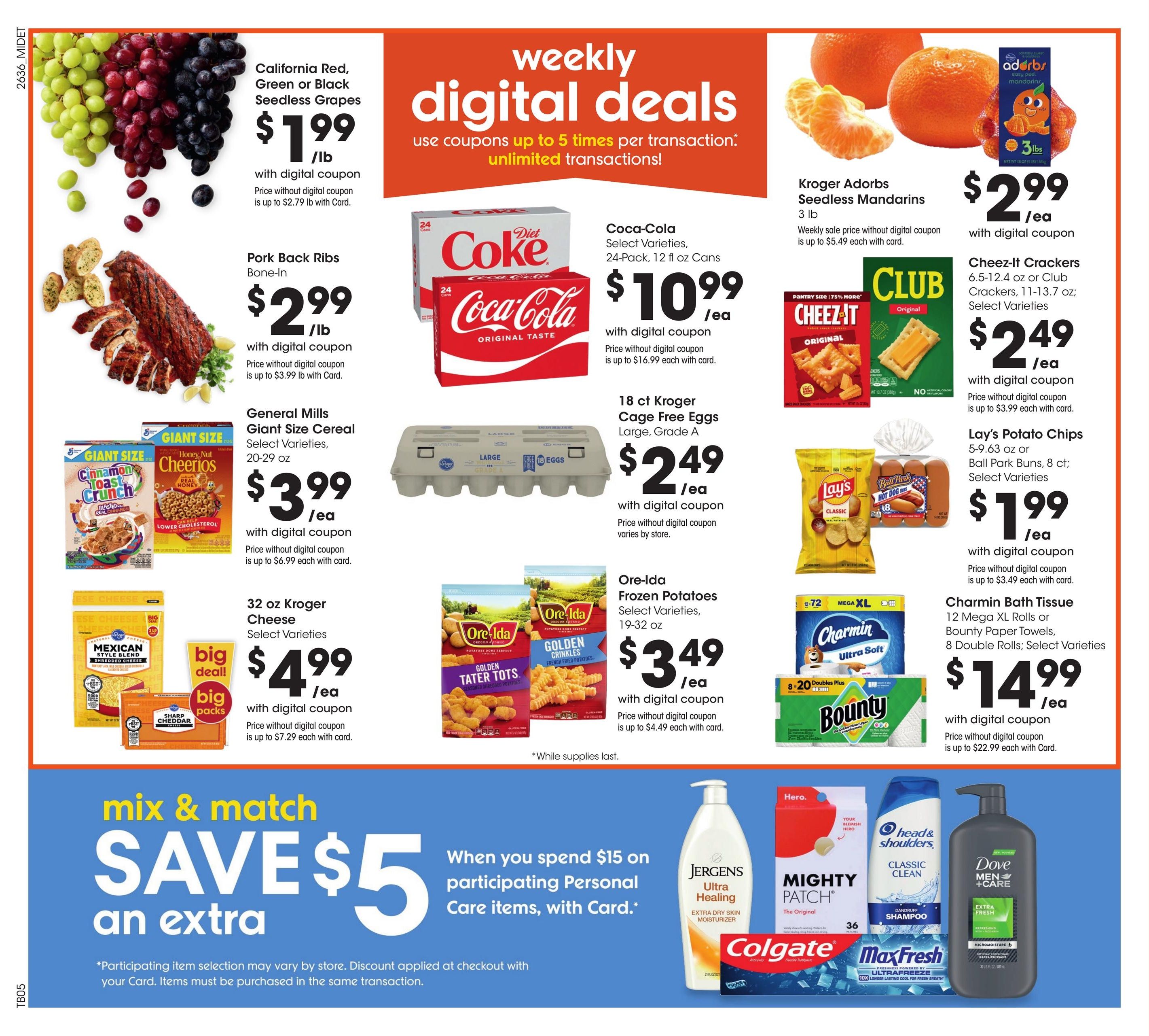 Kroger (Ann Arbor Area, MI) Weekly Ad October 7 - 13, 2026