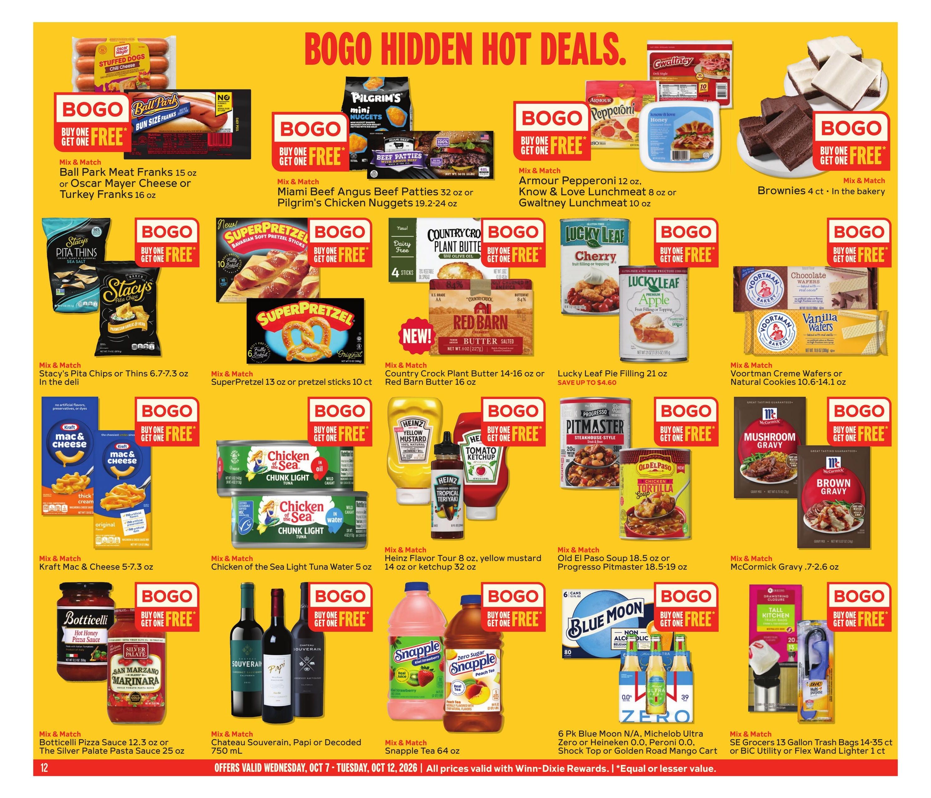 Winn-Dixie (Clearwater Area, FL) Weekly Ad October 7 - 13, 2026