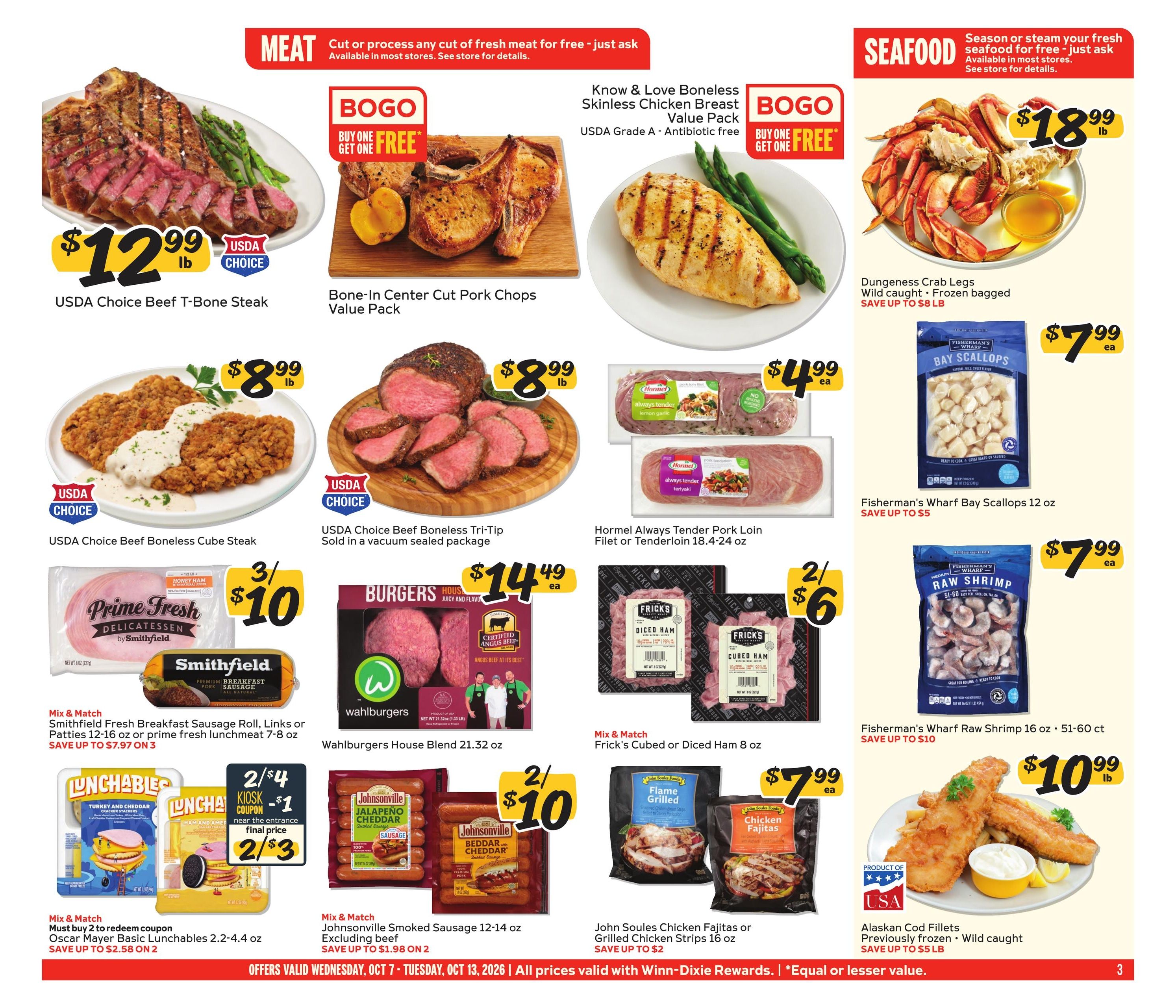 Winn-Dixie (Clearwater Area, FL) Weekly Ad October 7 - 13, 2026