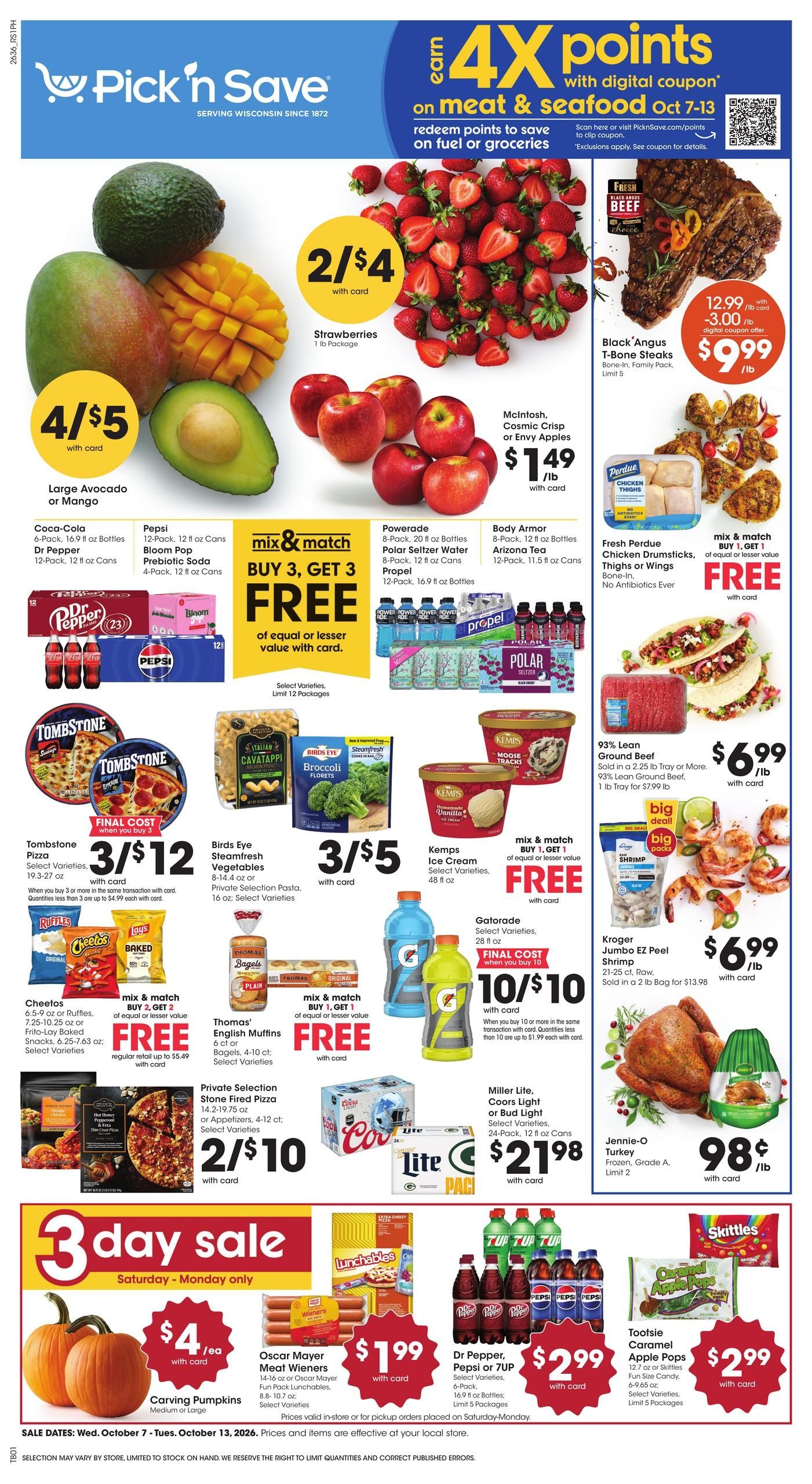 Pick N Save (Park Falls Area, WI) Weekly Ad October 7 - 13, 2026