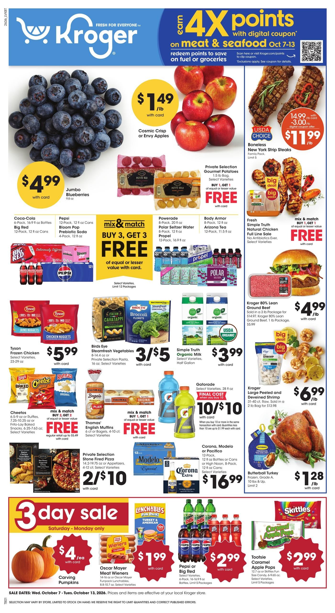 Kroger (Liberty Area, KY) Weekly Ad October 7 - 13, 2026