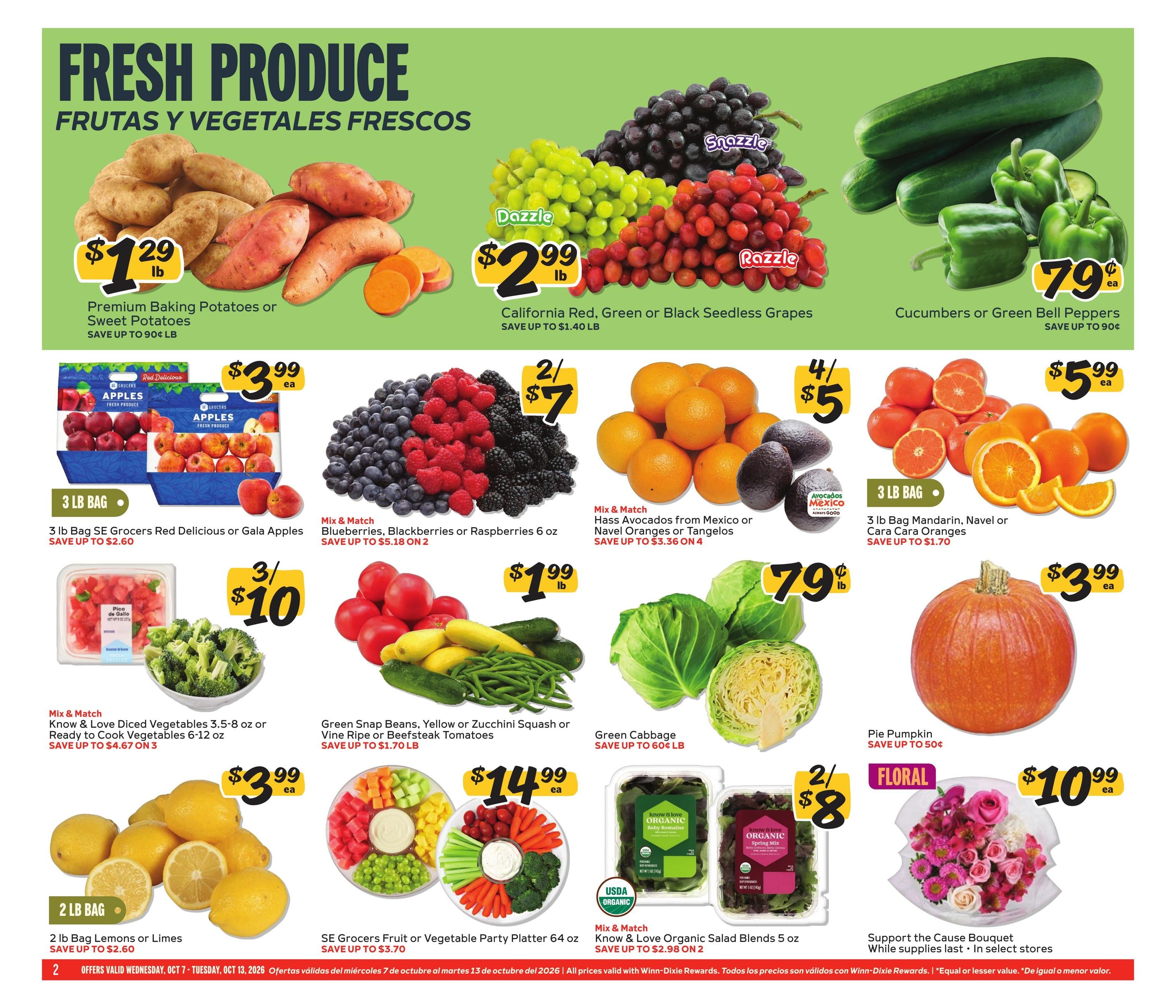 Winn-Dixie (Cape Coral Area, FL) Weekly Ad October 7 - 13, 2026