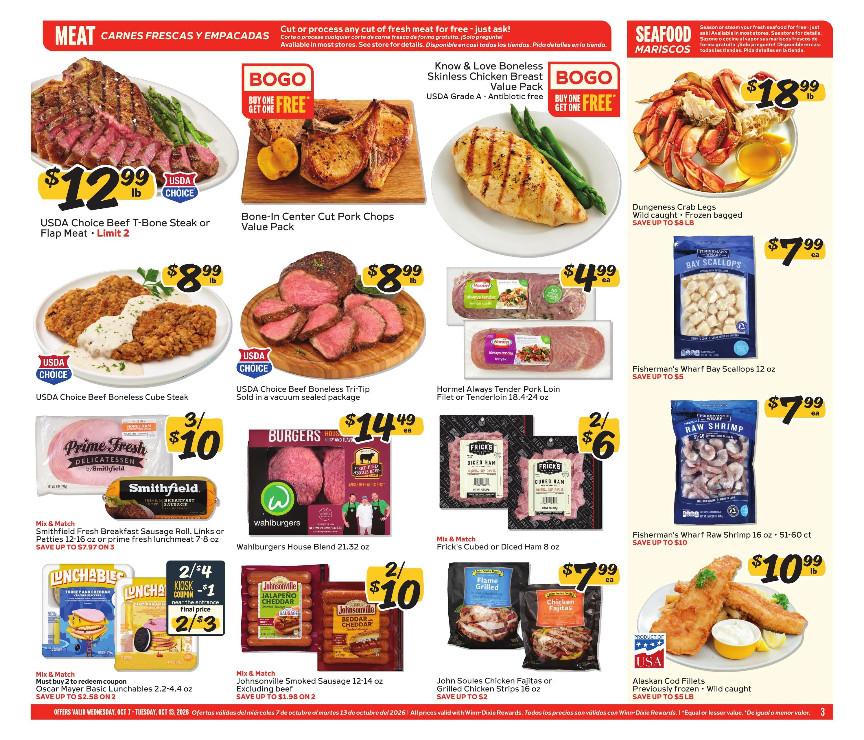 Winn-Dixie (Cape Coral Area, FL) Weekly Ad October 7 - 13, 2026