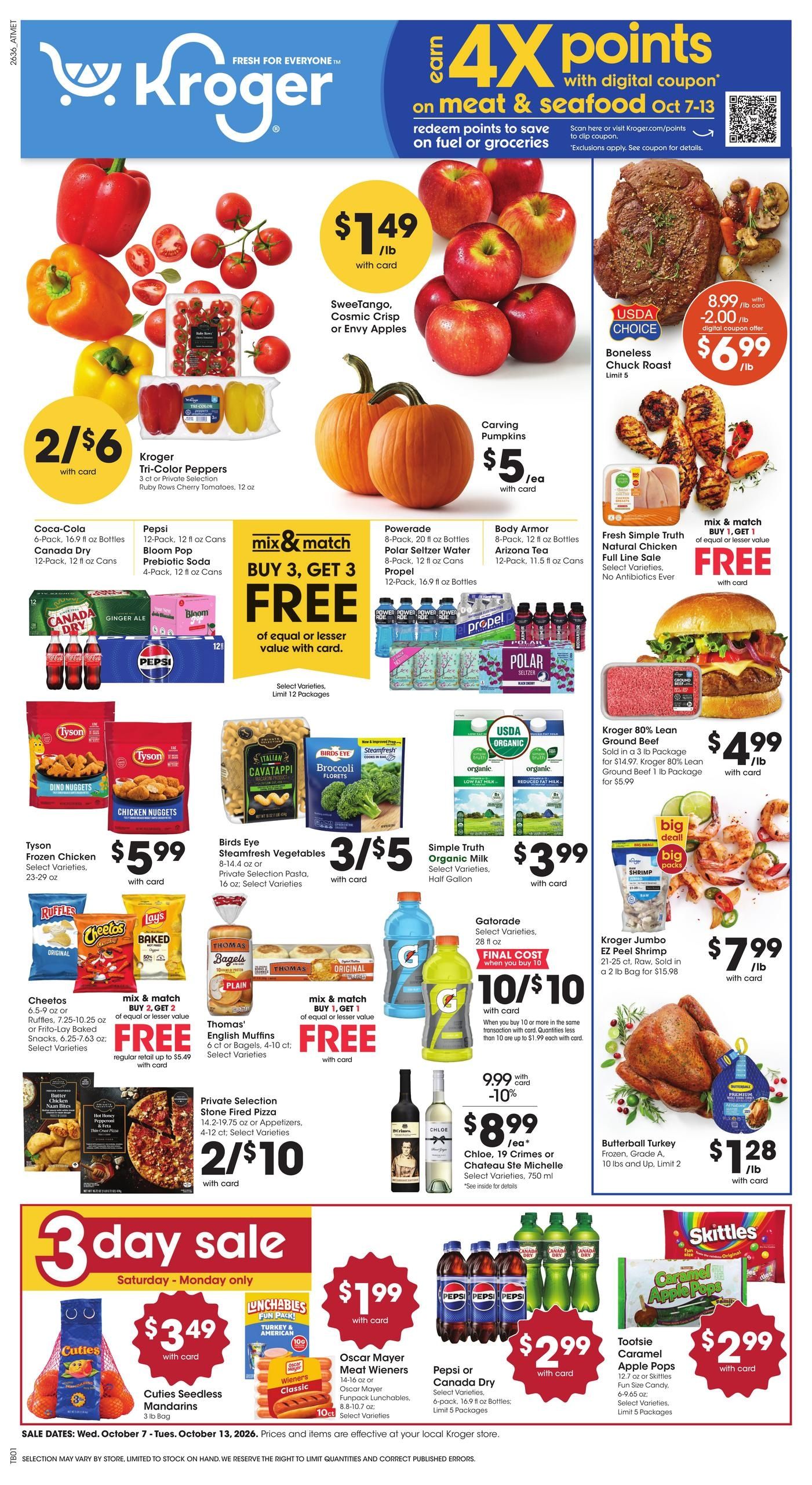 Kroger (Atlanta-Sandy Springs Area, GA) Weekly Ad October 7 - 13, 2026