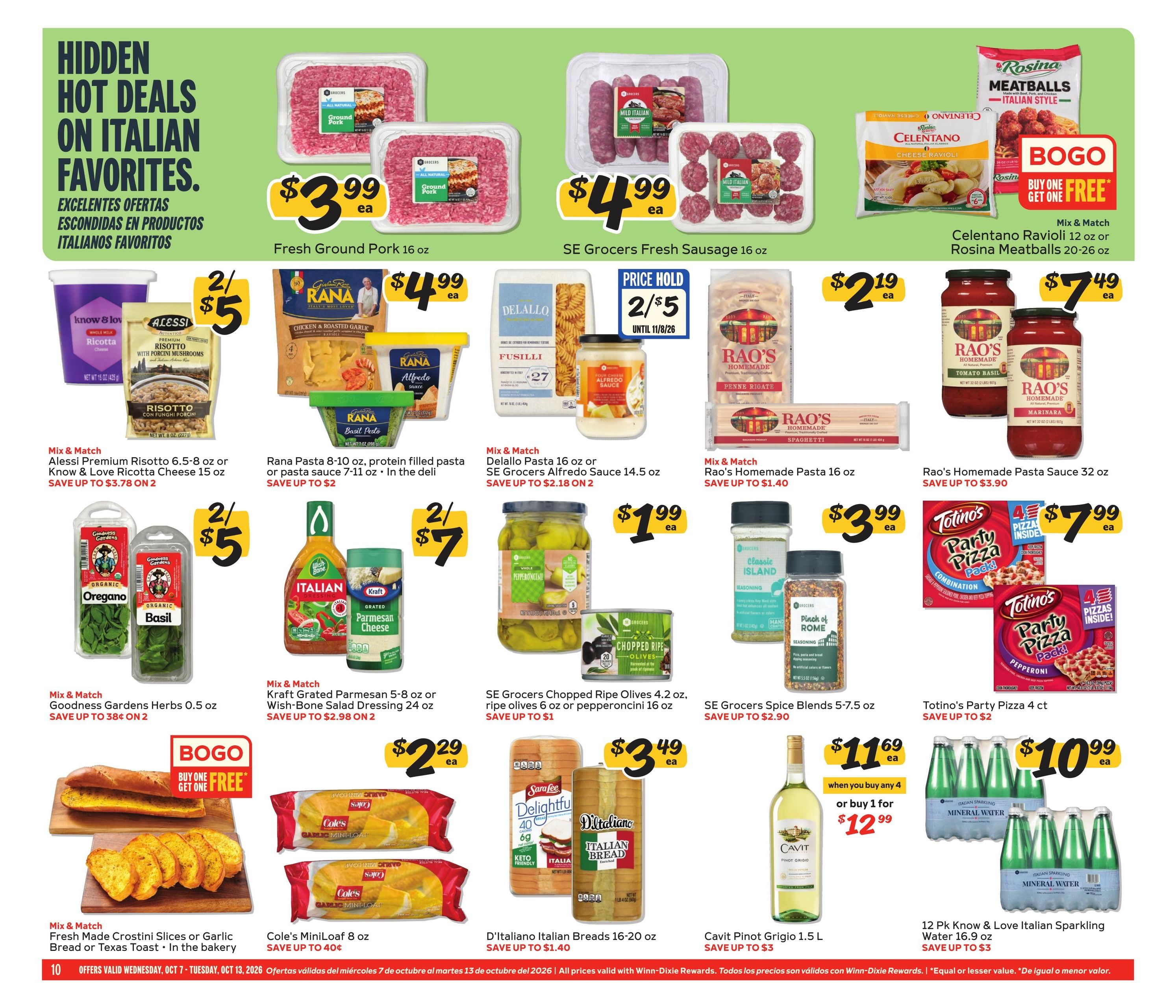 Winn-Dixie (Old Town Area, FL) Weekly Ad October 7 - 13, 2026