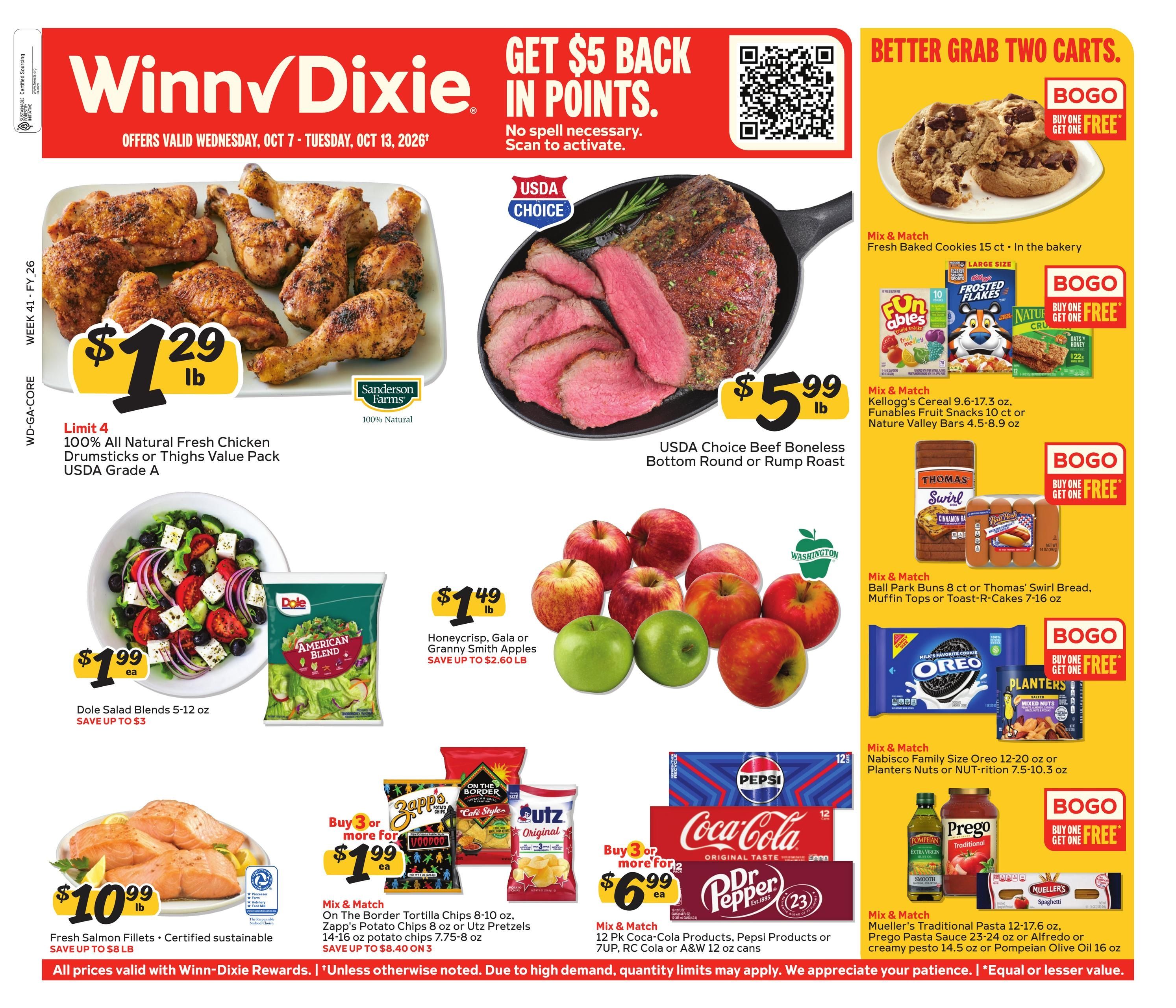 Winn-Dixie (Saint Simons Island-Valdosta Area, GA) Weekly Ad October 7 - 13, 2026