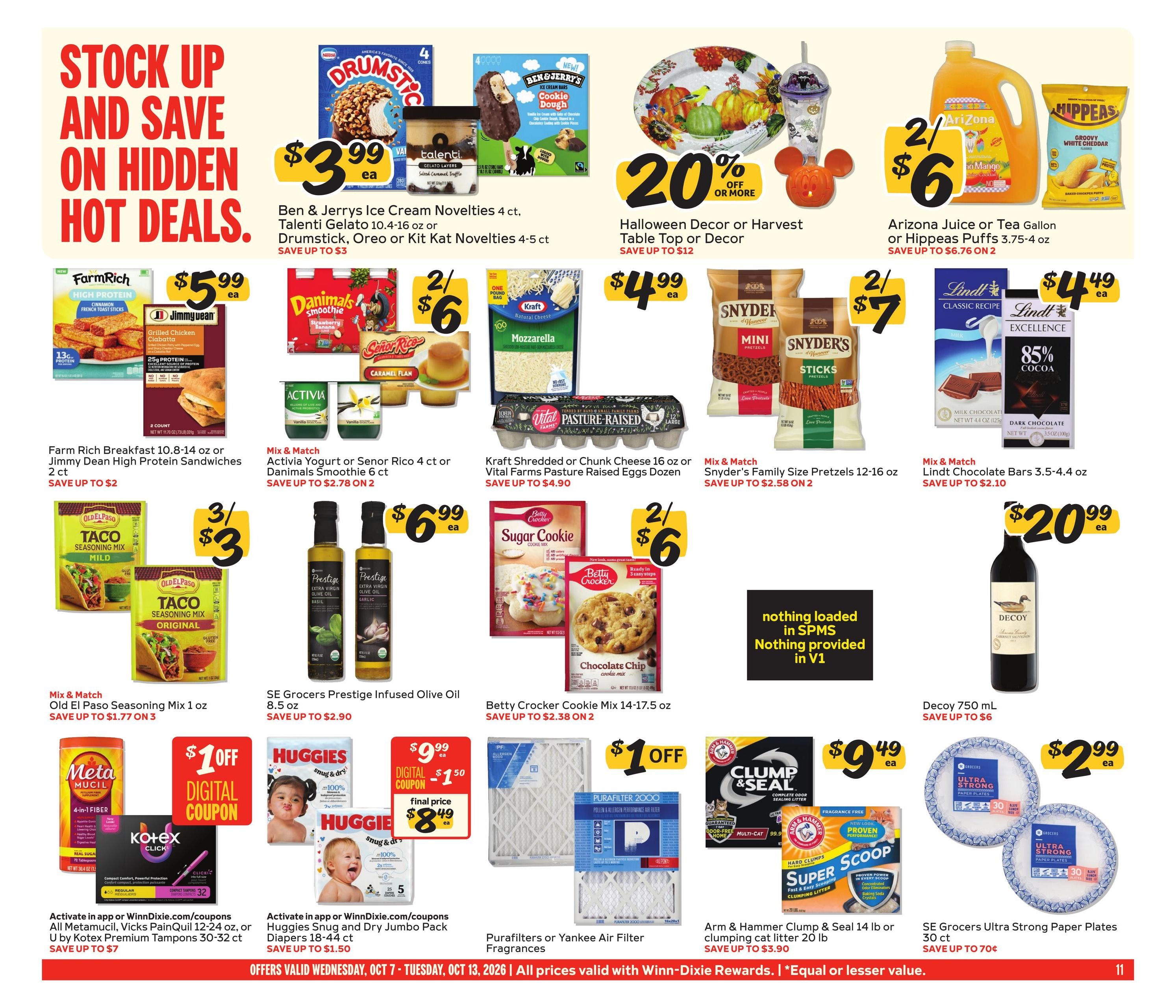 Winn-Dixie (Saint Simons Island-Valdosta Area, GA) Weekly Ad October 7 - 13, 2026