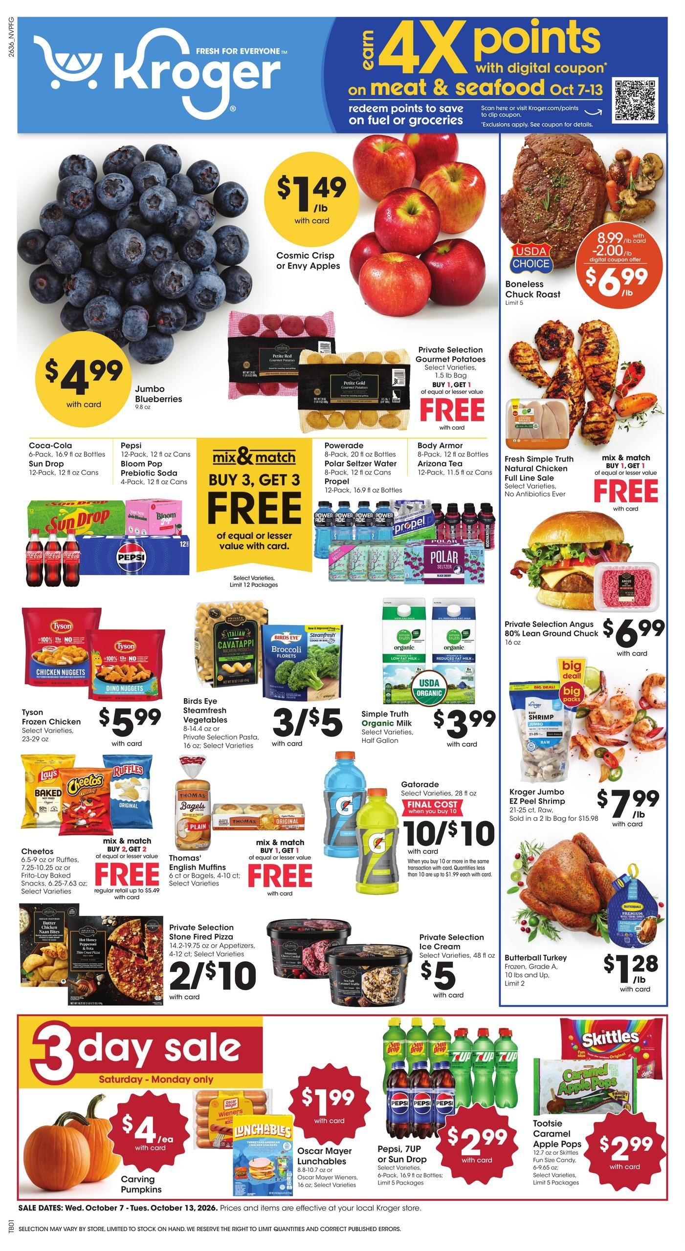 Kroger (Bryson City Area, NC) Weekly Ad October 7 - 13, 2026