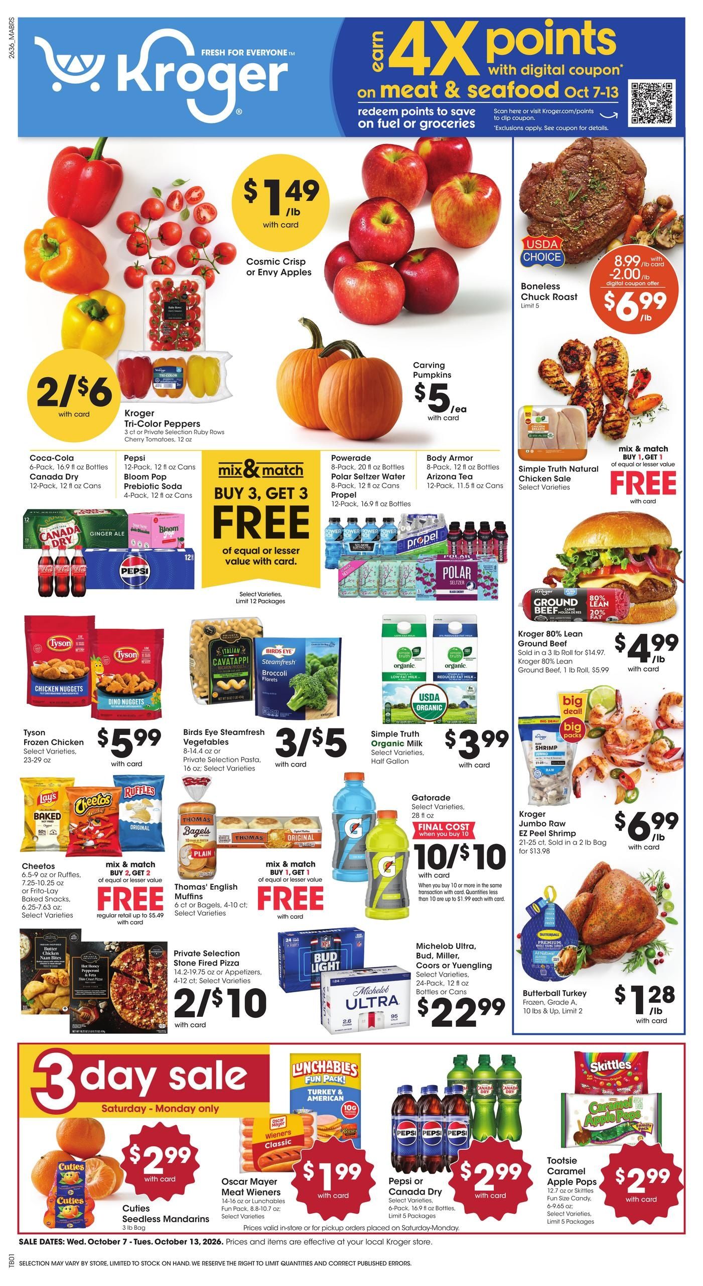 Kroger (Bristol Area, VA) Weekly Ad October 7 - 13, 2026