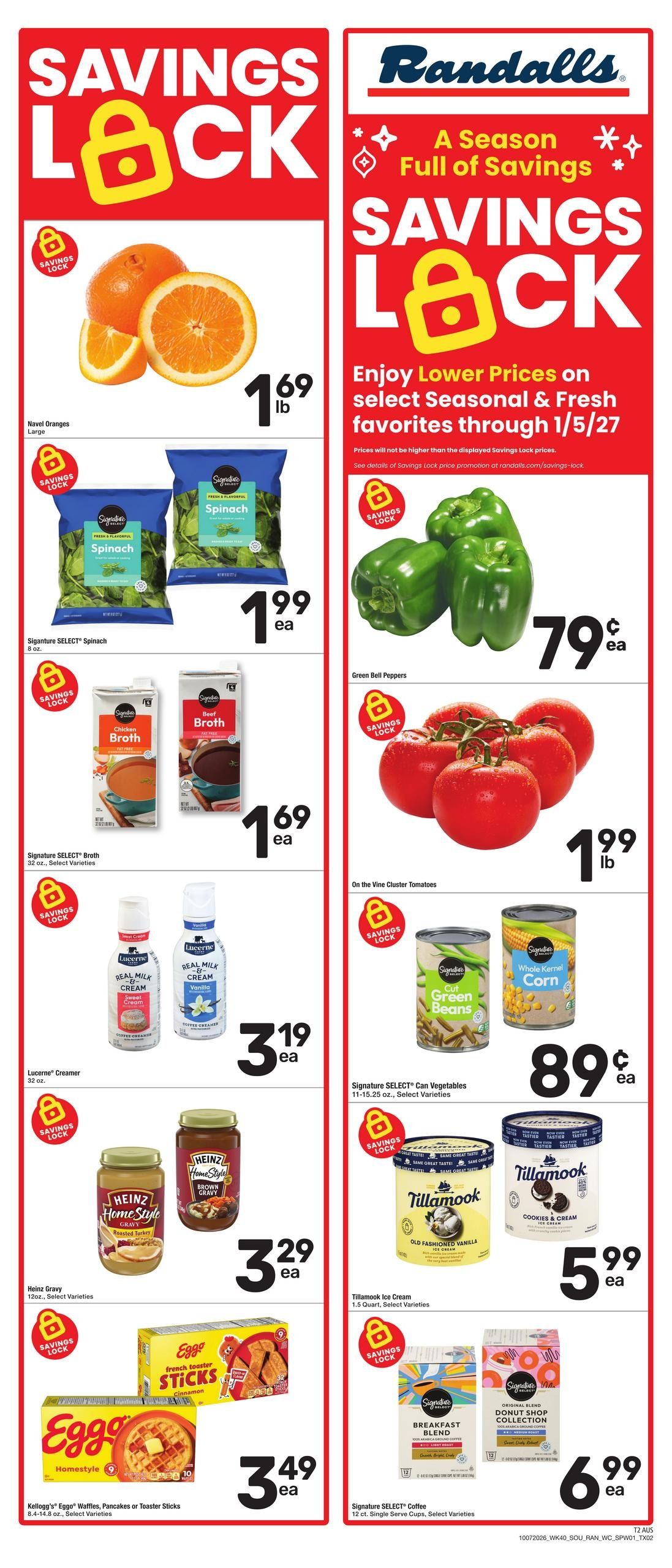 Randalls (Austin Area, TX) Weekly Ad October 7 - 13, 2026