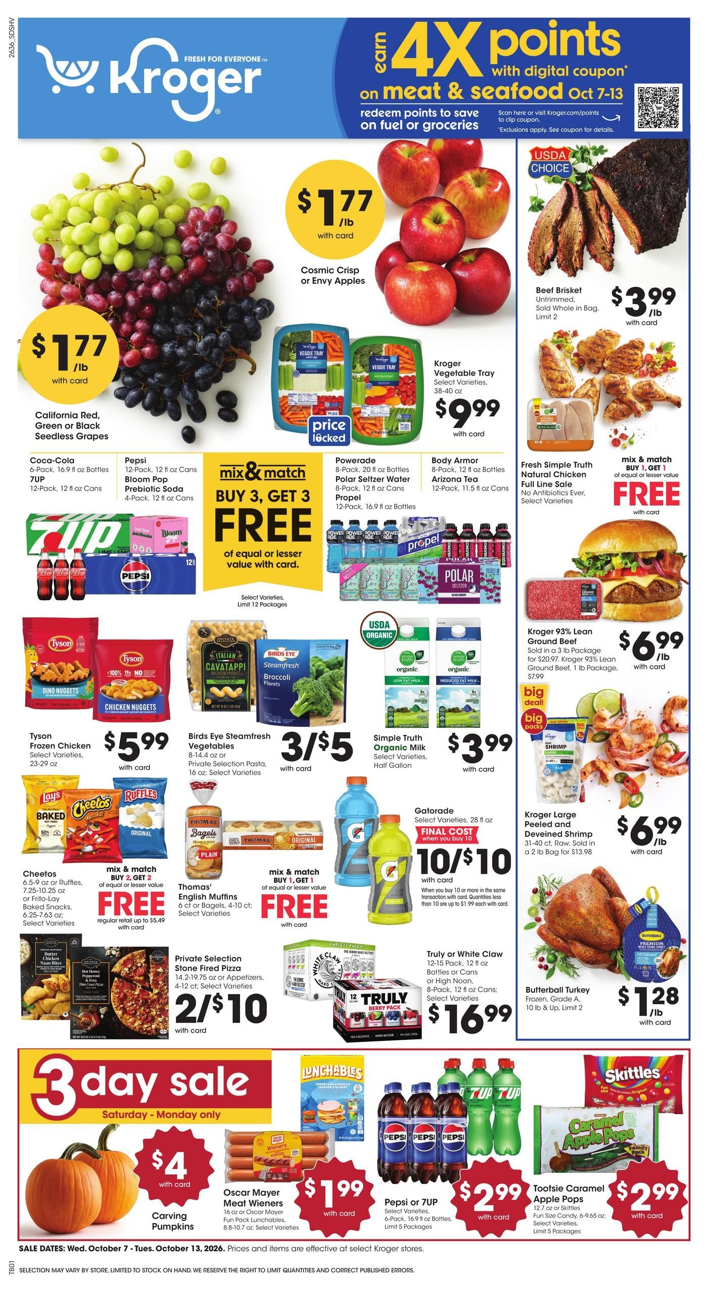Kroger (Shreveport Area, LA) Weekly Ad October 7 - 13, 2026