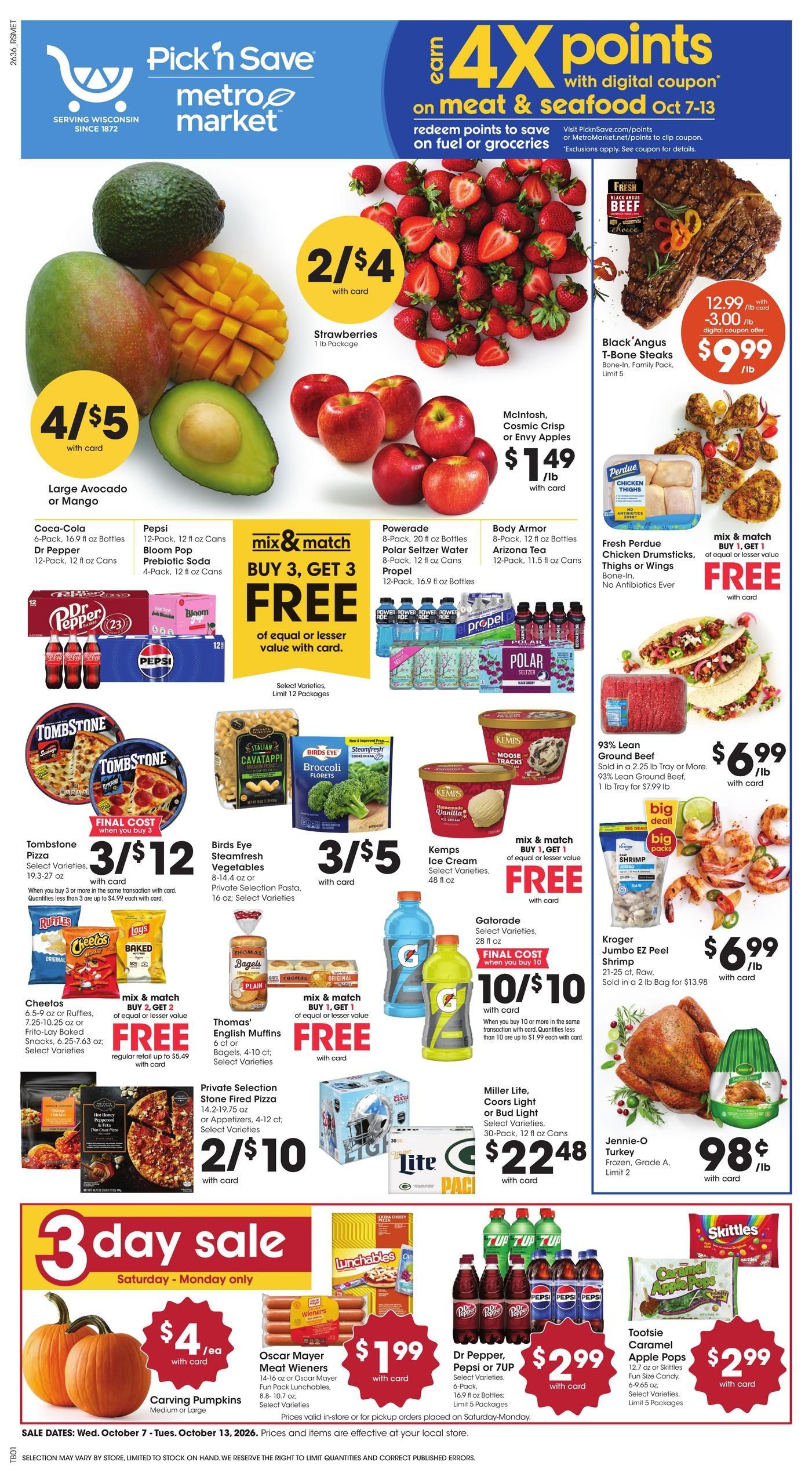 Pick N Save (Milwaukee Area, WI) Weekly Ad October 7 - 13, 2026