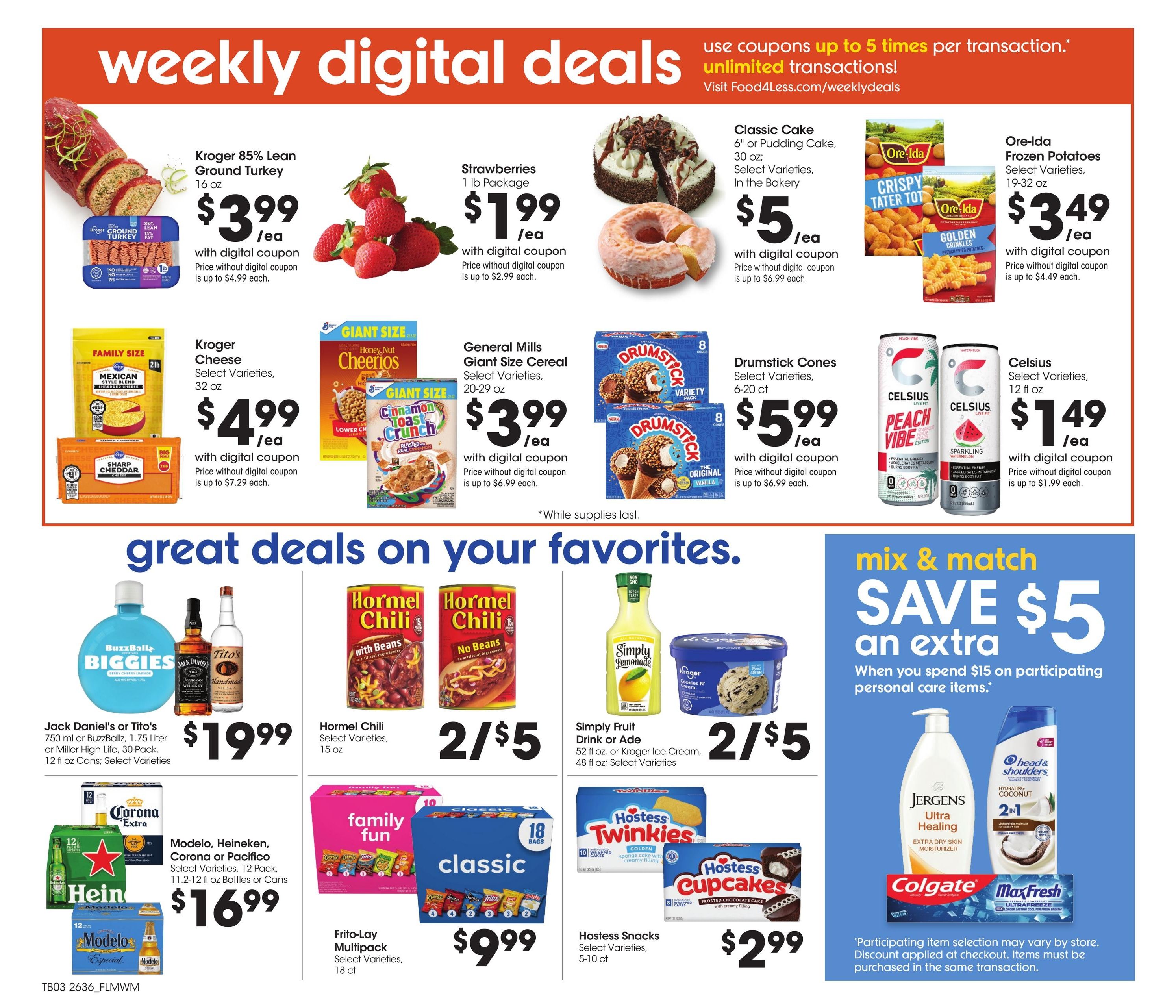 Food 4 Less (Aurora Area, IL) Chicago Weekly Ad October 7 - 13, 2026