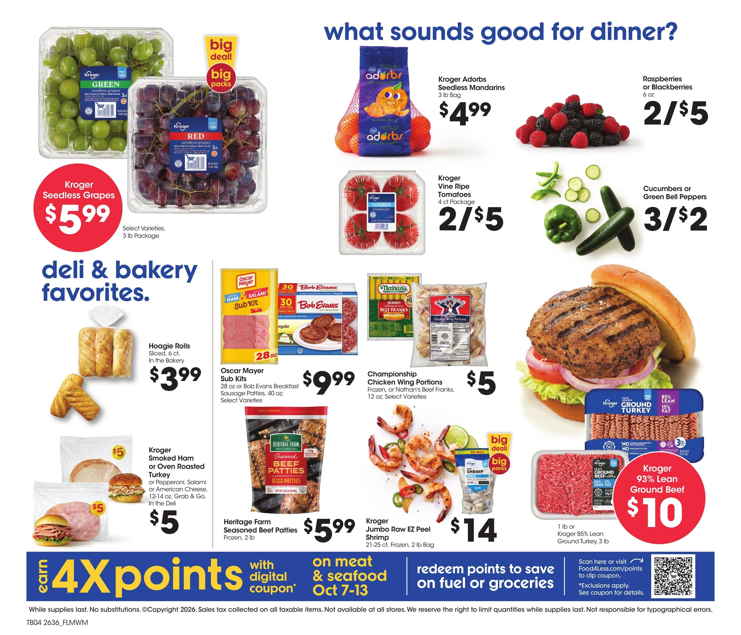 Food 4 Less (Aurora Area, IL) Chicago Weekly Ad October 7 - 13, 2026