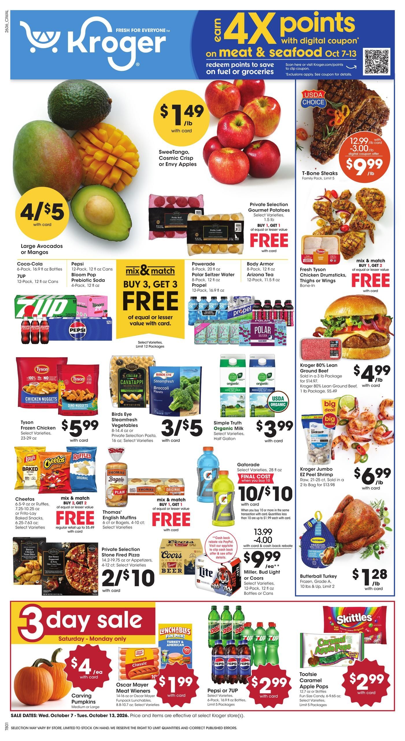 Kroger (Newport Area, KY) Weekly Ad October 7 - 13, 2026