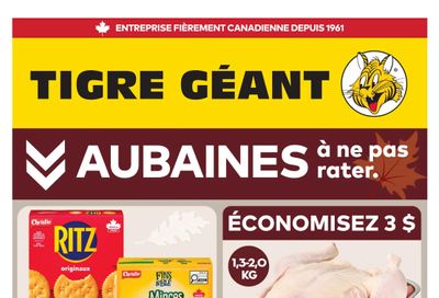 Tigre Géant Flyer October 7 to 13