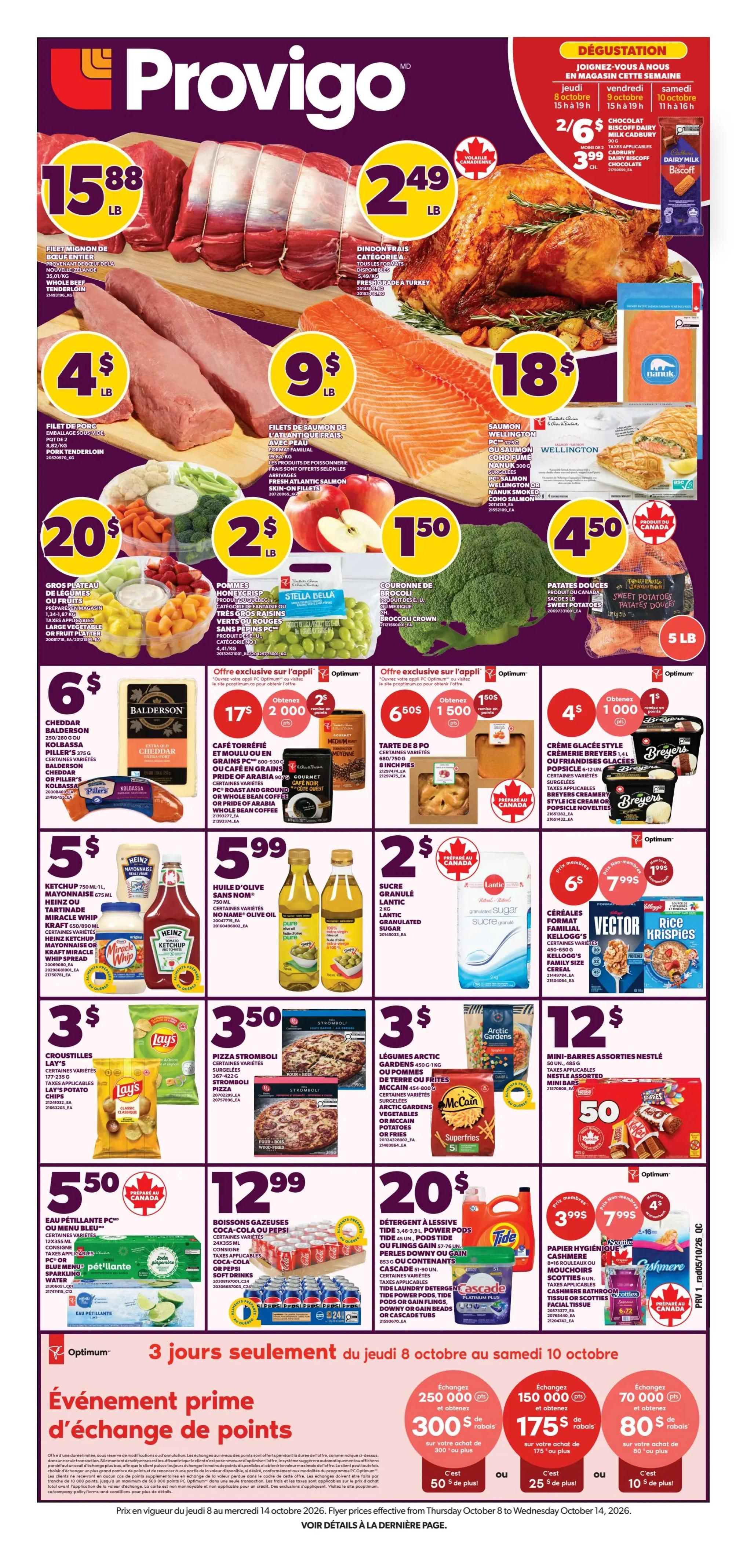 Provigo Flyer October 8 to 14