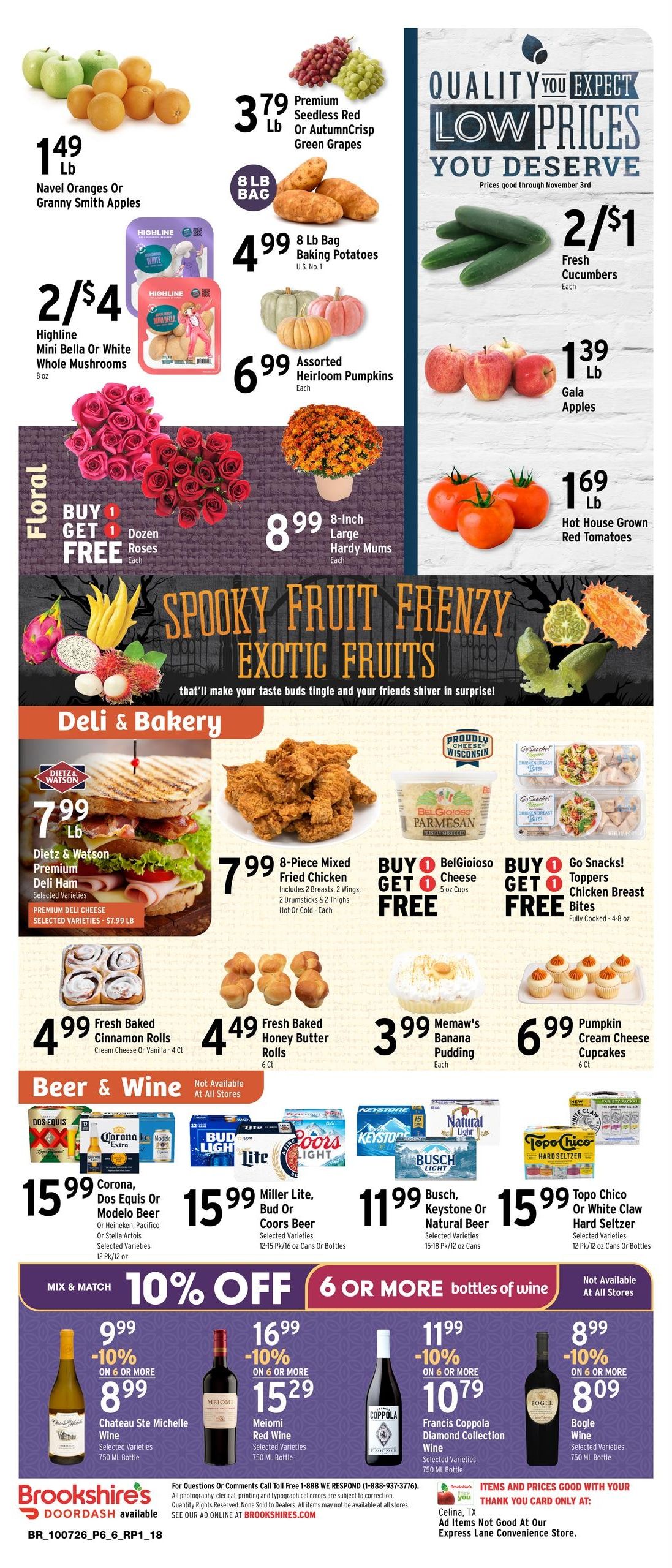 Brookshire's Weekly Ad October 7 - 13, 2026