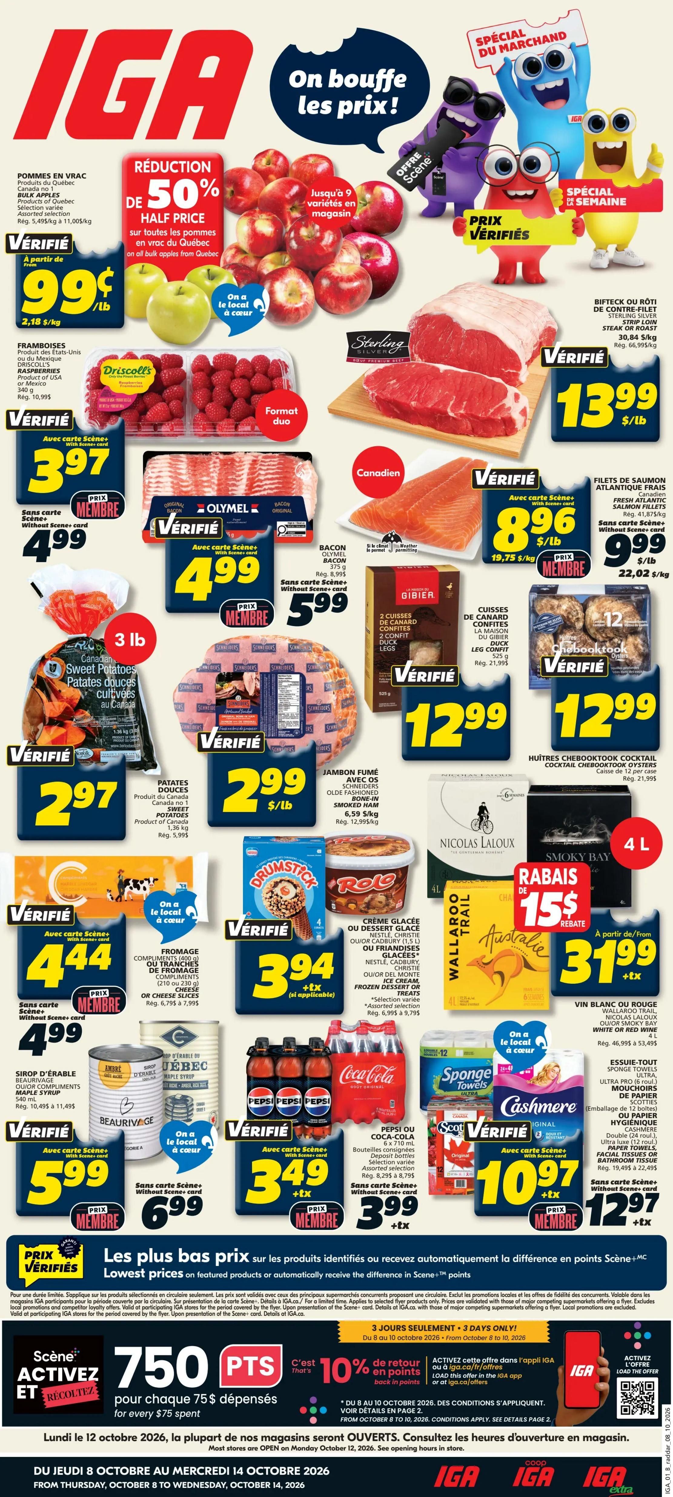 IGA (QC) Flyer October 8 to 14