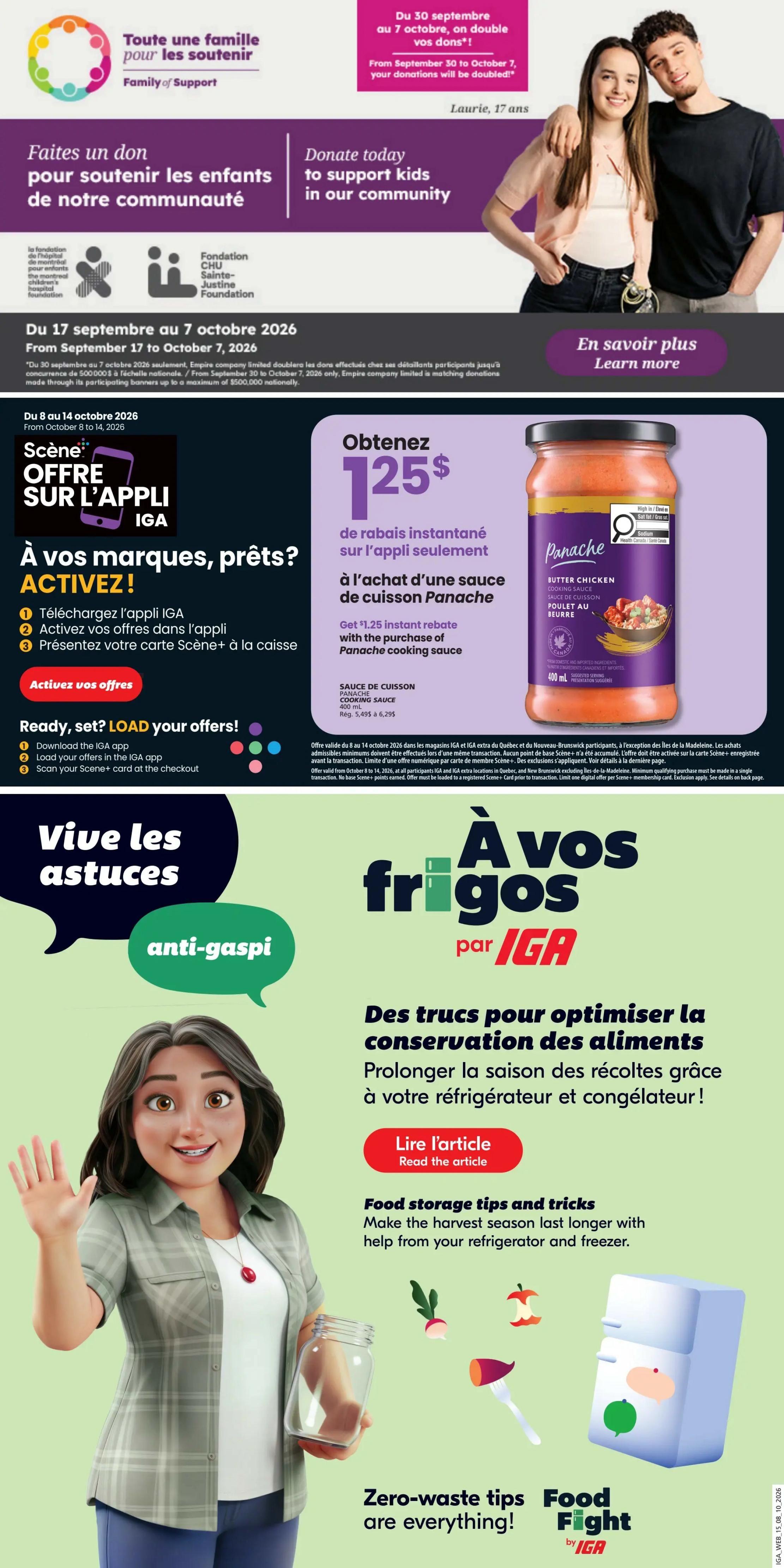 IGA (QC) Flyer October 8 to 14
