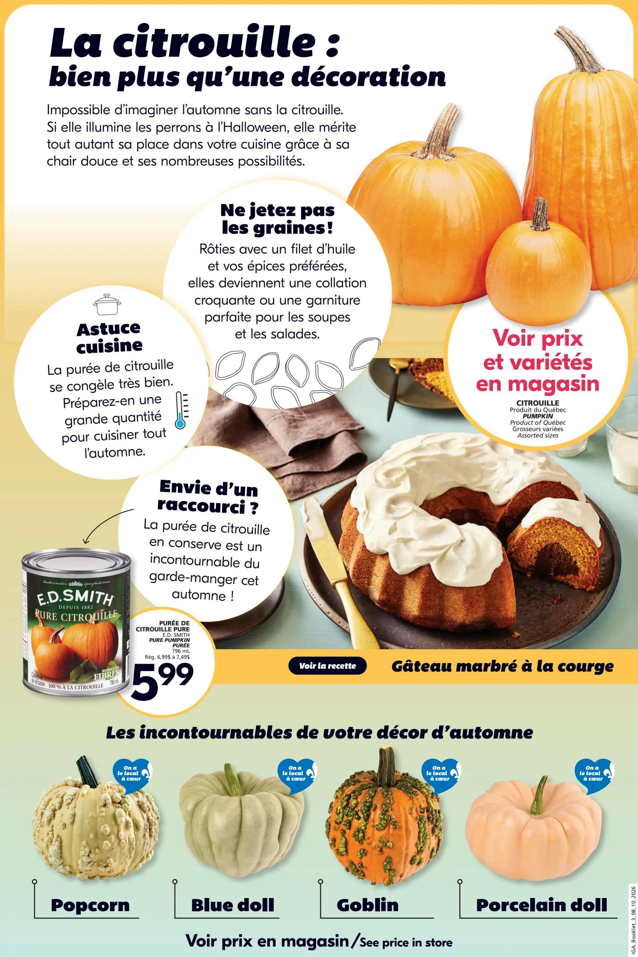 IGA (QC) Flyer October 8 to 14
