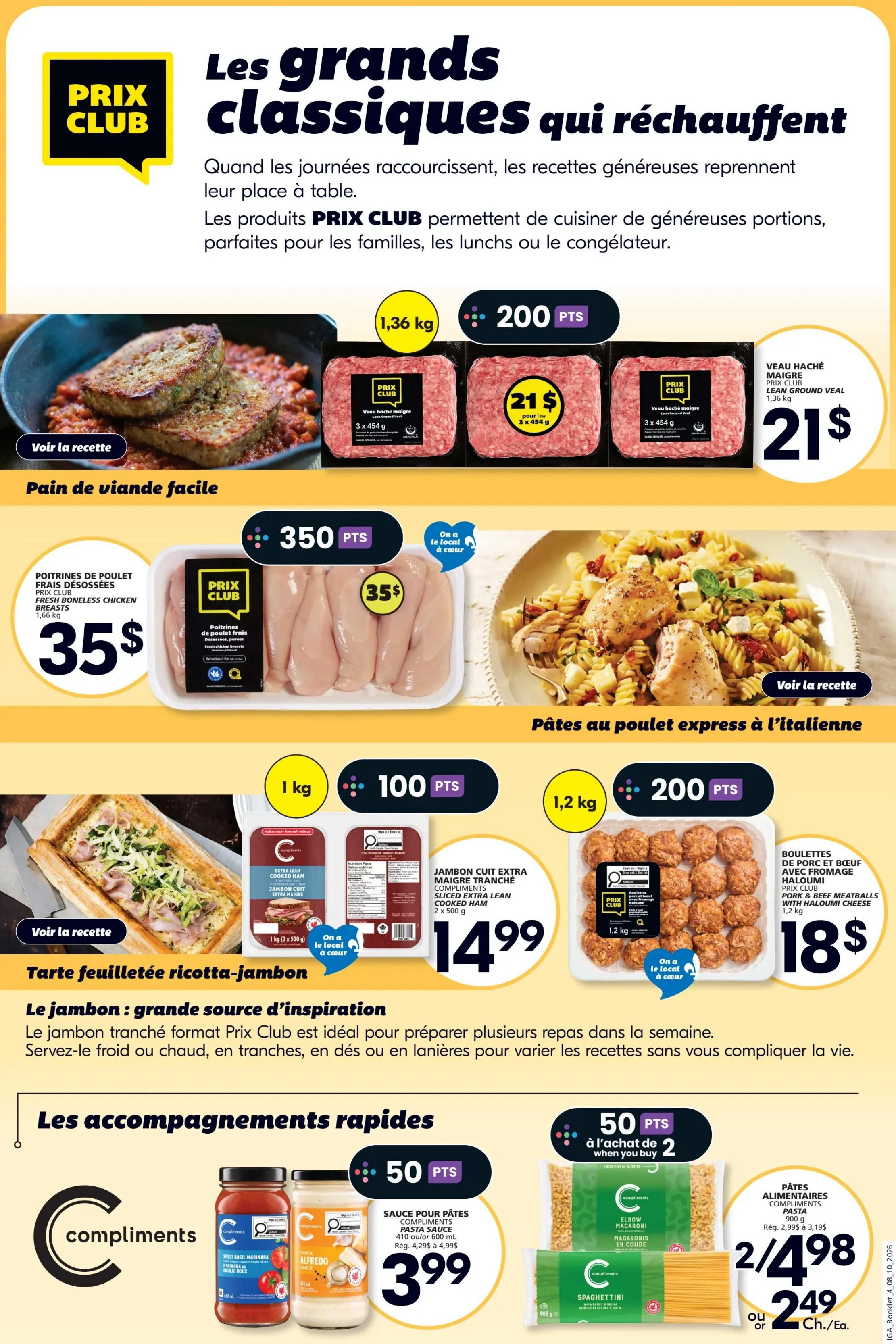 IGA (QC) Flyer October 8 to 14