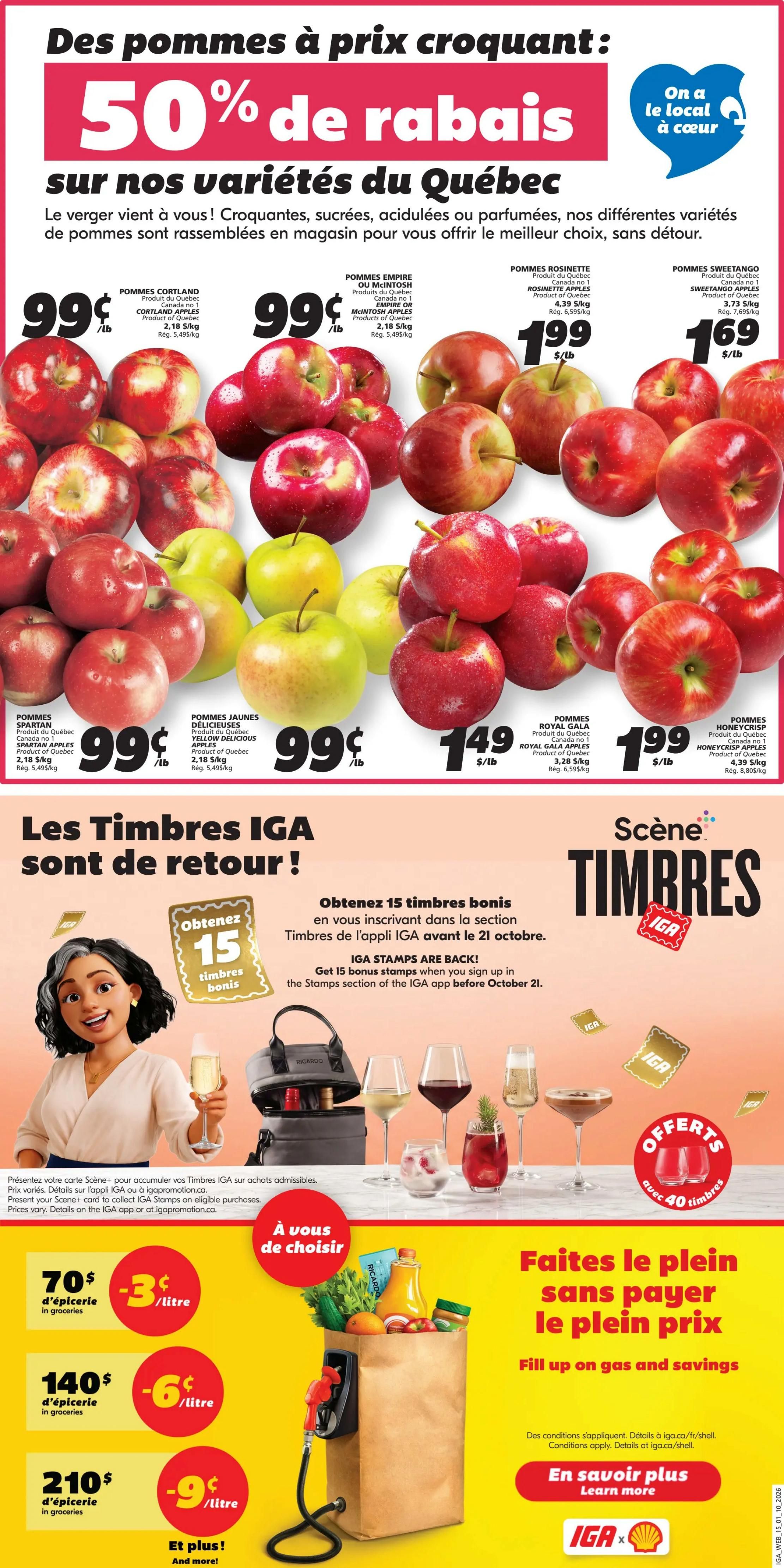 IGA (QC) Flyer October 8 to 14