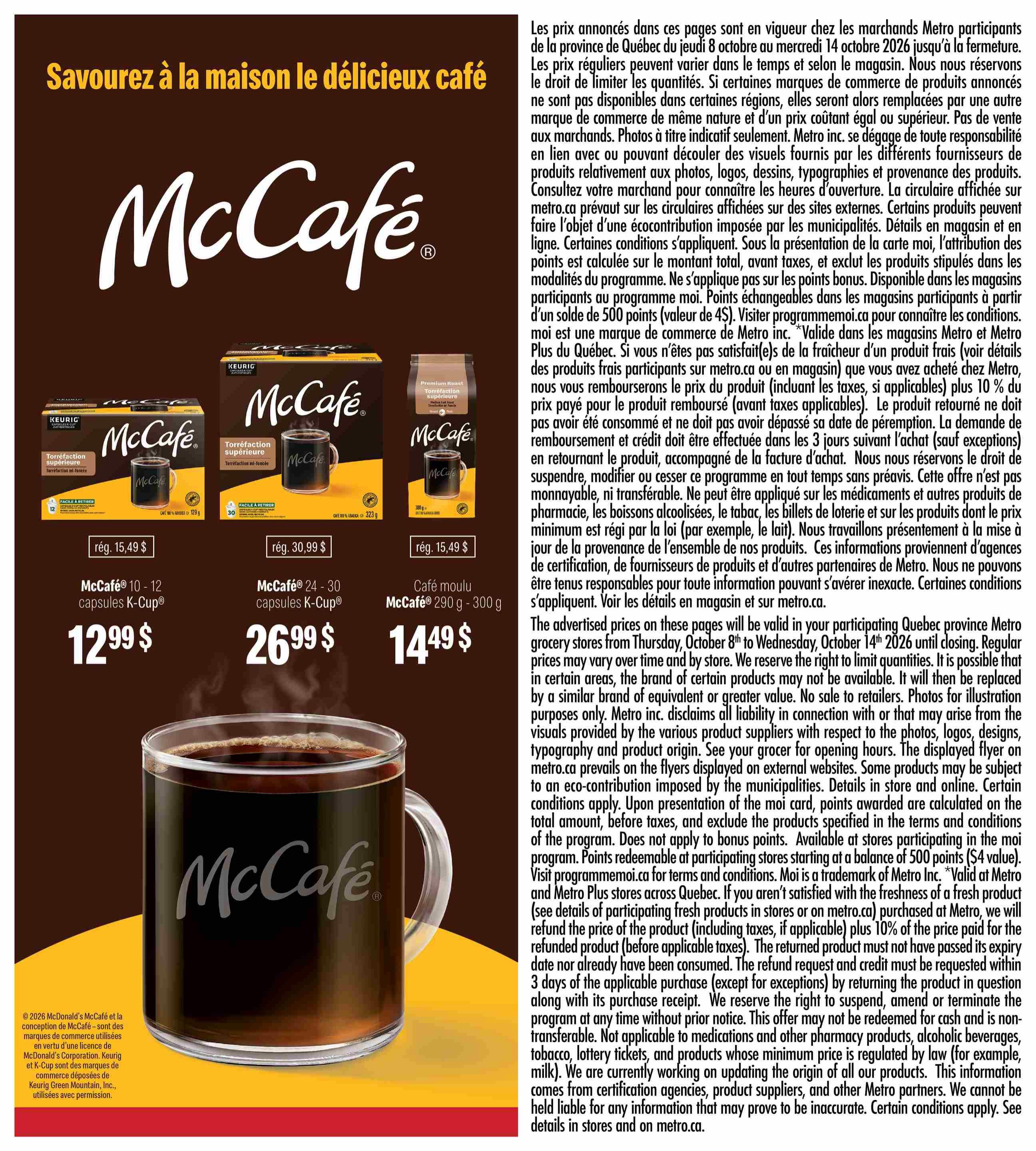 Metro (QC) Flyer October 8 to 14
