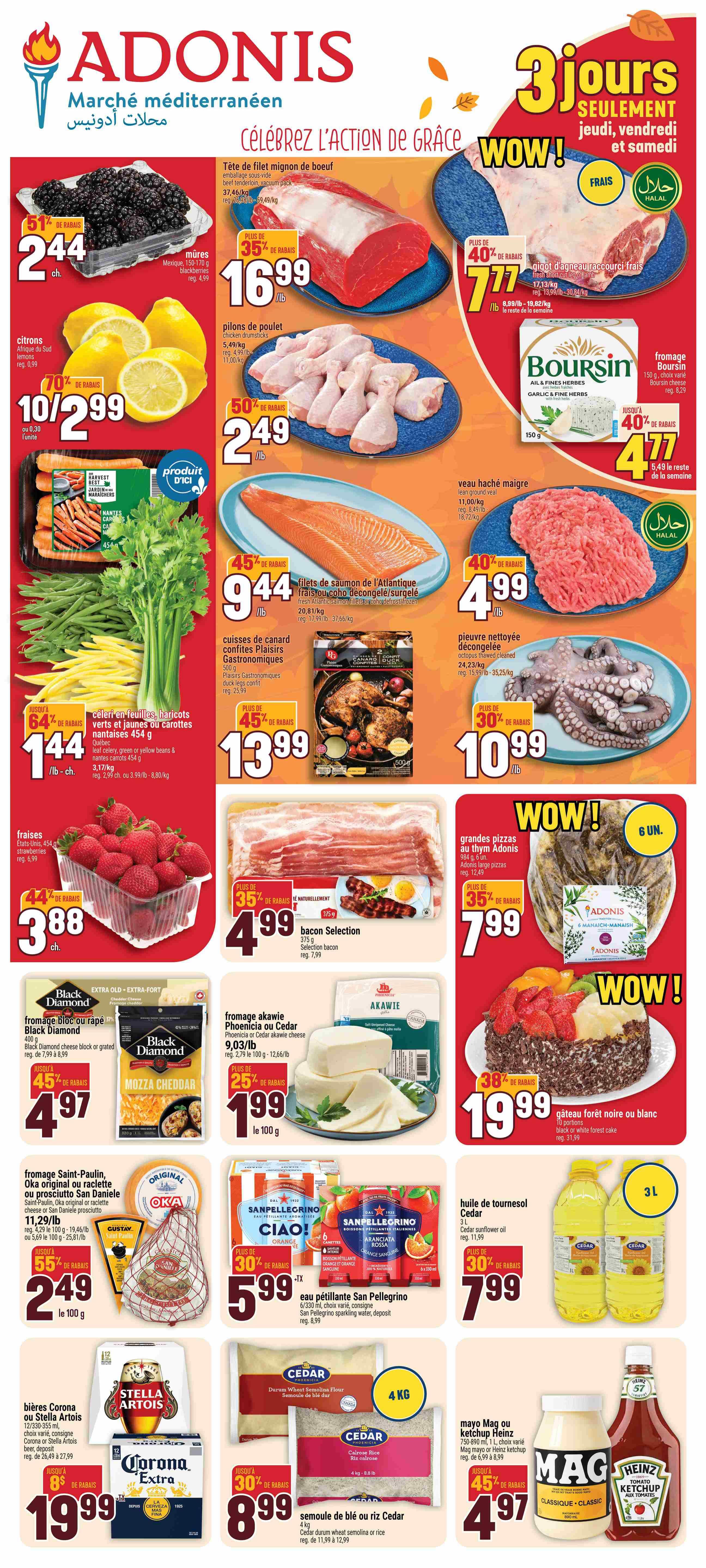 Adonis (QC) Flyer October 8 to 14