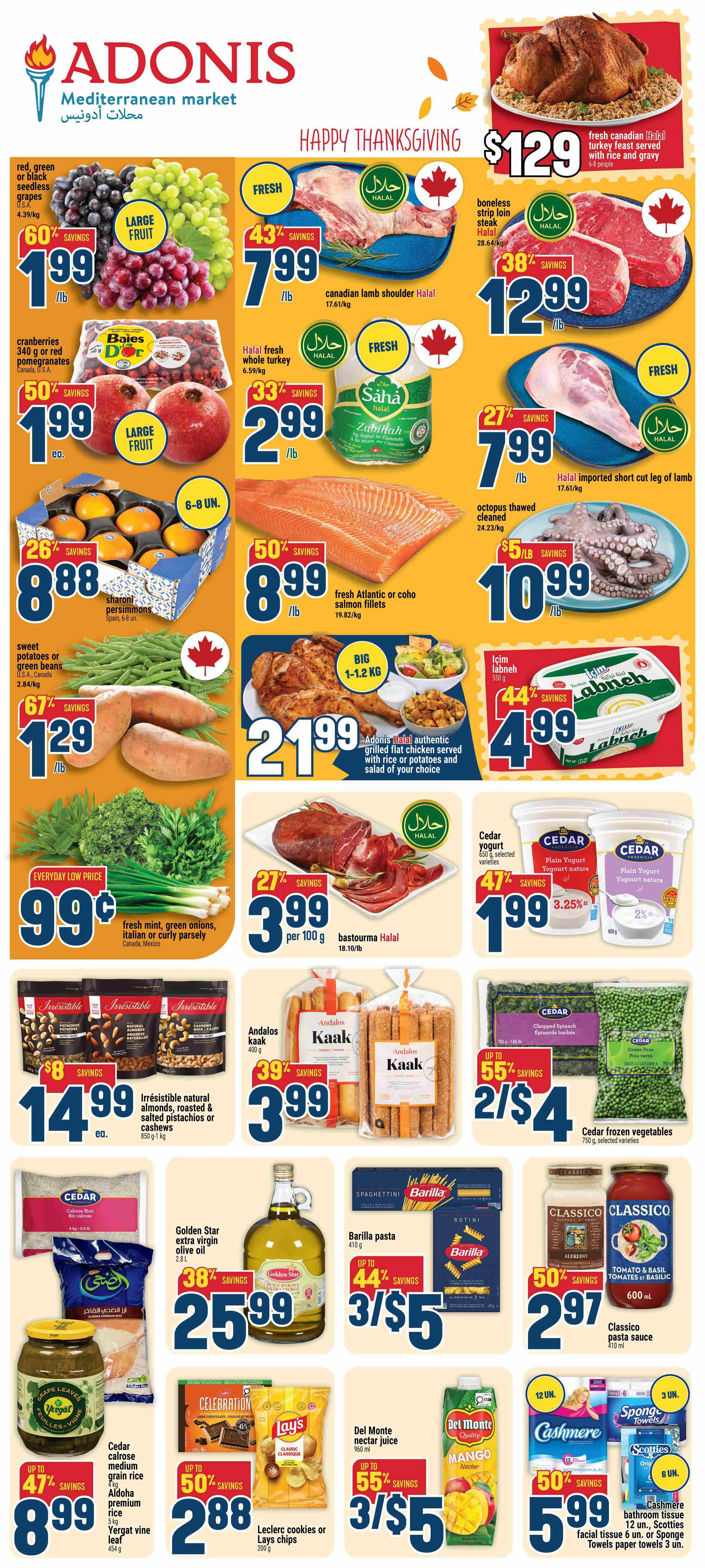 Adonis (ON) Flyer October 8 to 14