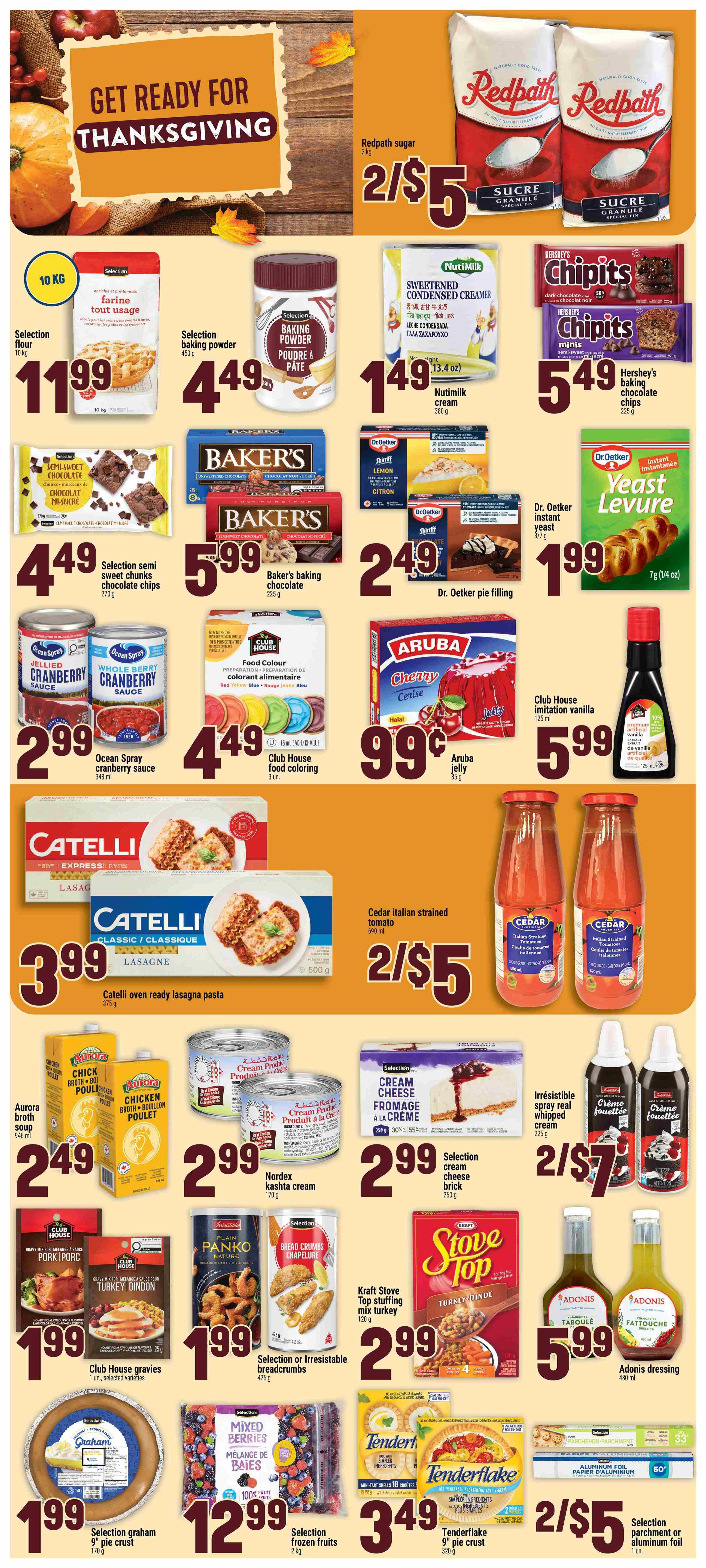 Adonis (ON) Flyer October 8 to 14